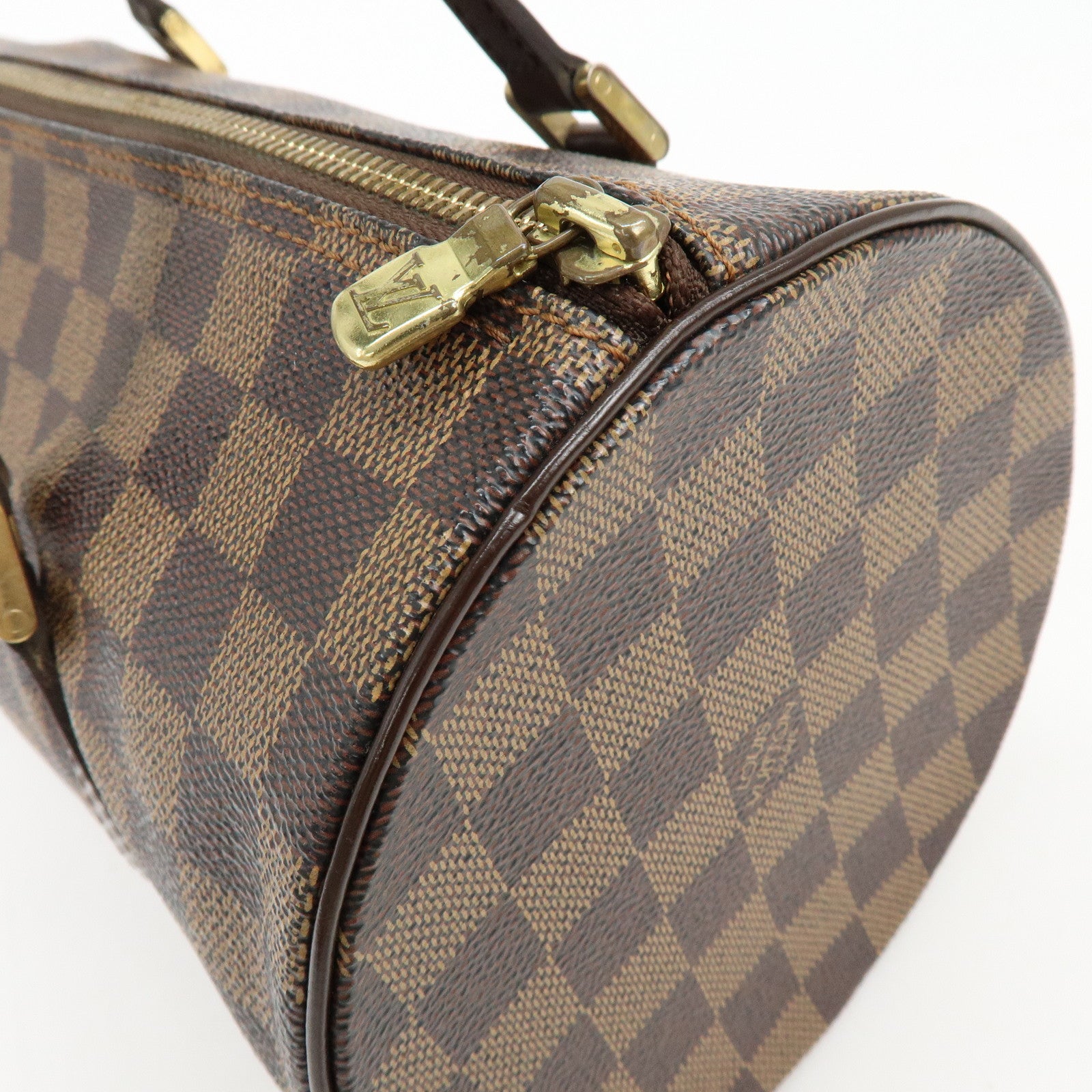 Louis Vuitton Damier Ebene Papillon 30 Hand Bag Brown N51303