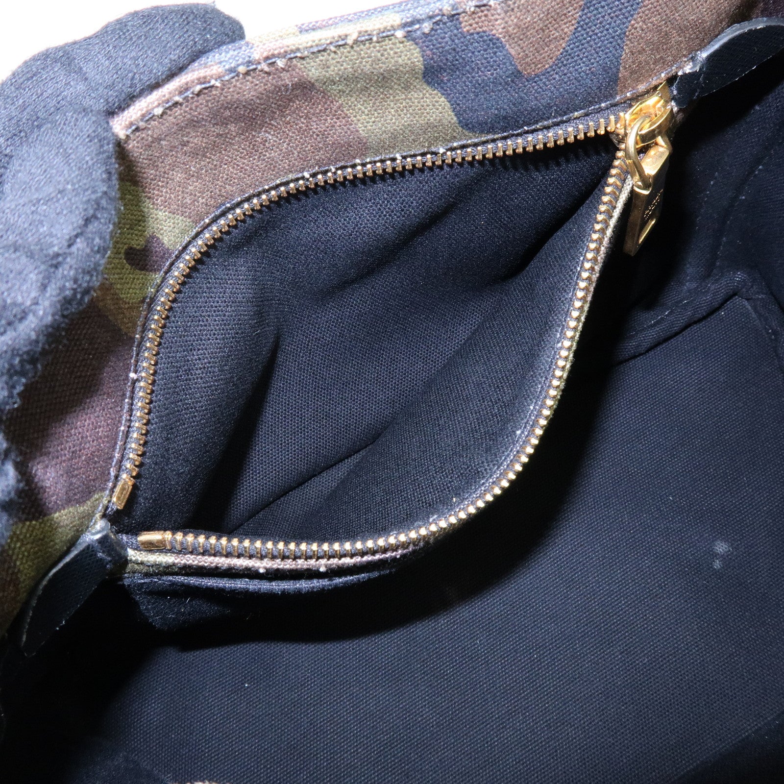 PRADA Triangle Logo Canapa Mini Canvas 2Way Bag Camouflage 1BG439