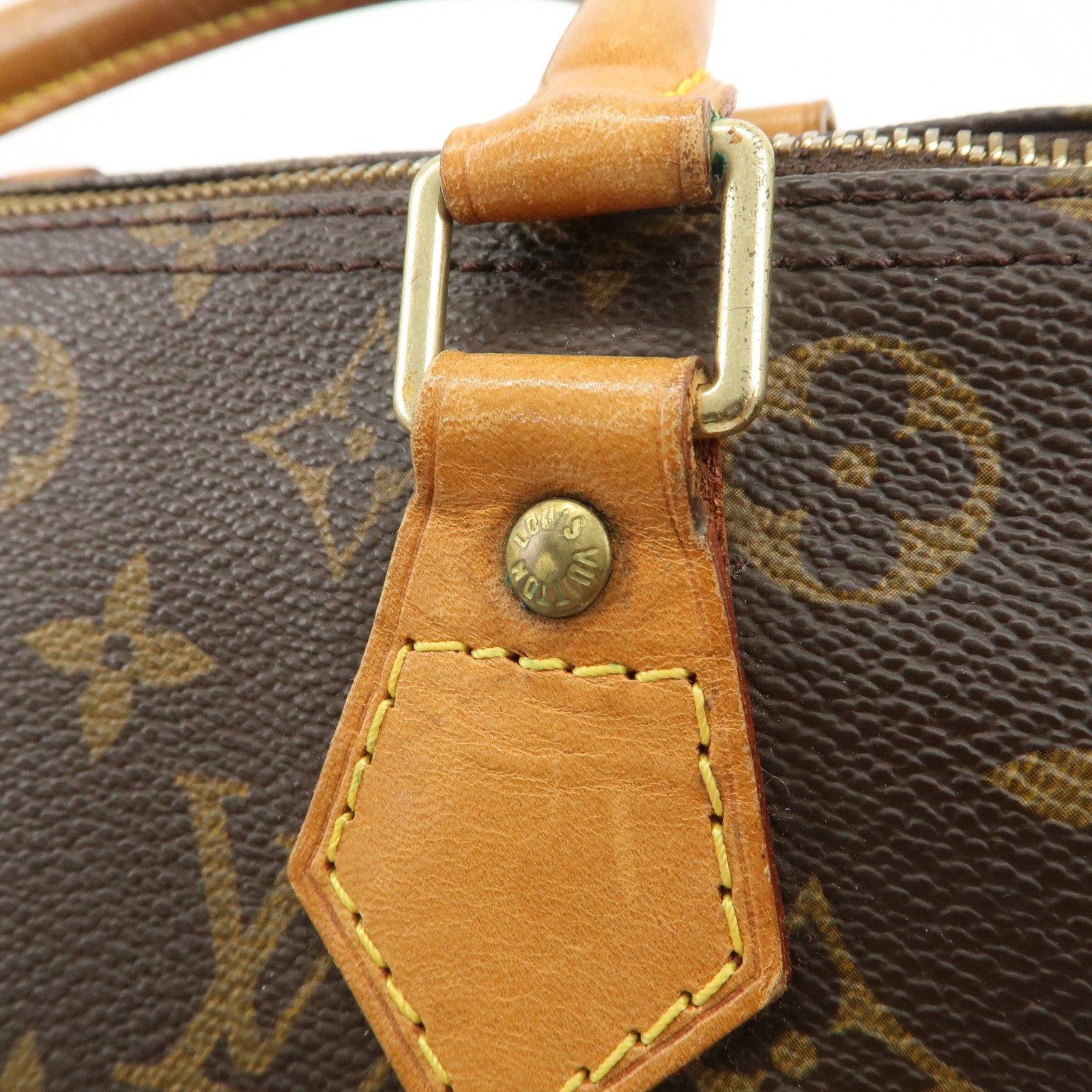 Louis Vuitton Monogram Speedy 30 Boston Bag Hand Bag Brown M41526