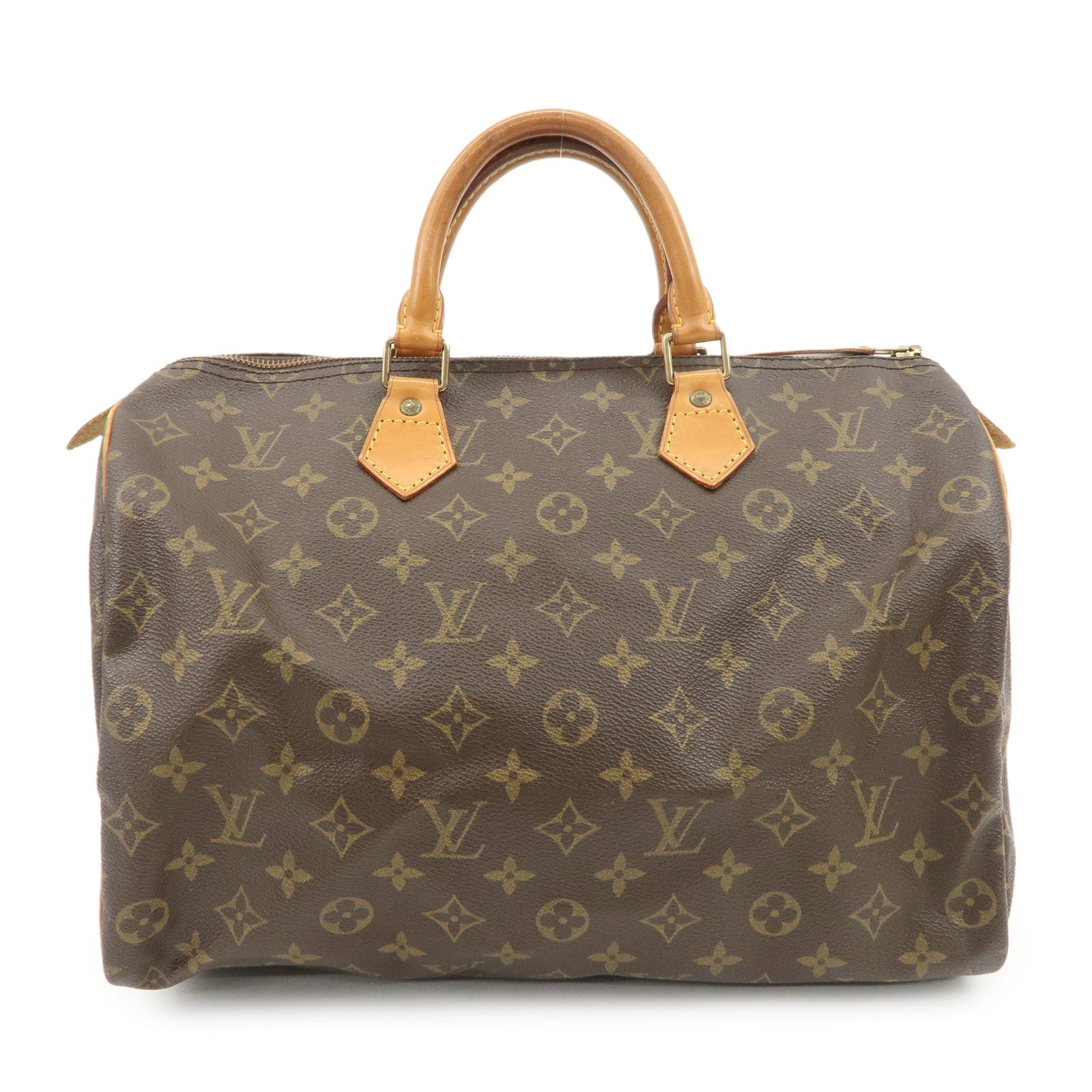 Louis Vuitton Monogram Canvas Speedy 35 Boston Bag Hand Bag M41524