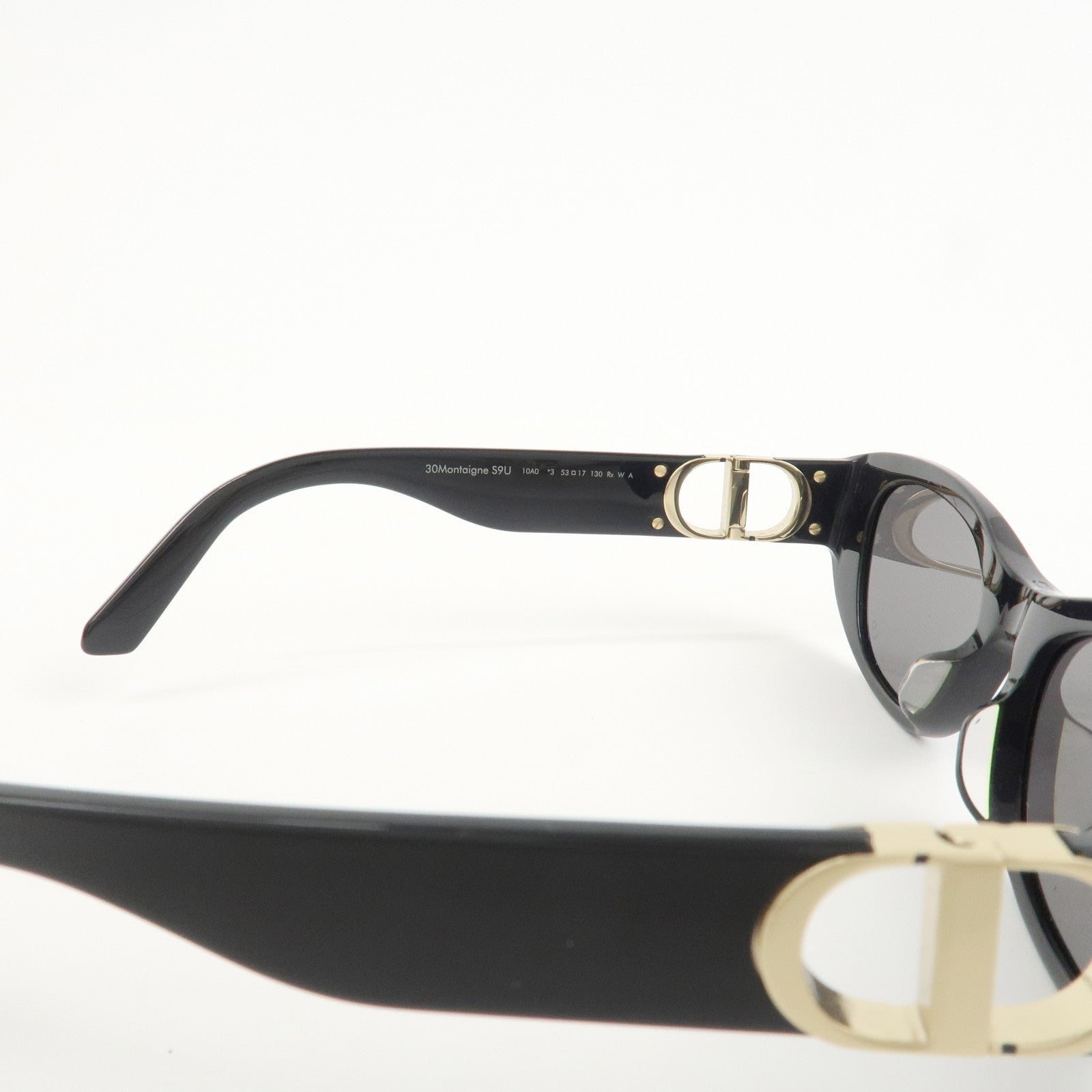 Christian Dior Plastic Sunglasses 10A0 *3 53□17 130 Black