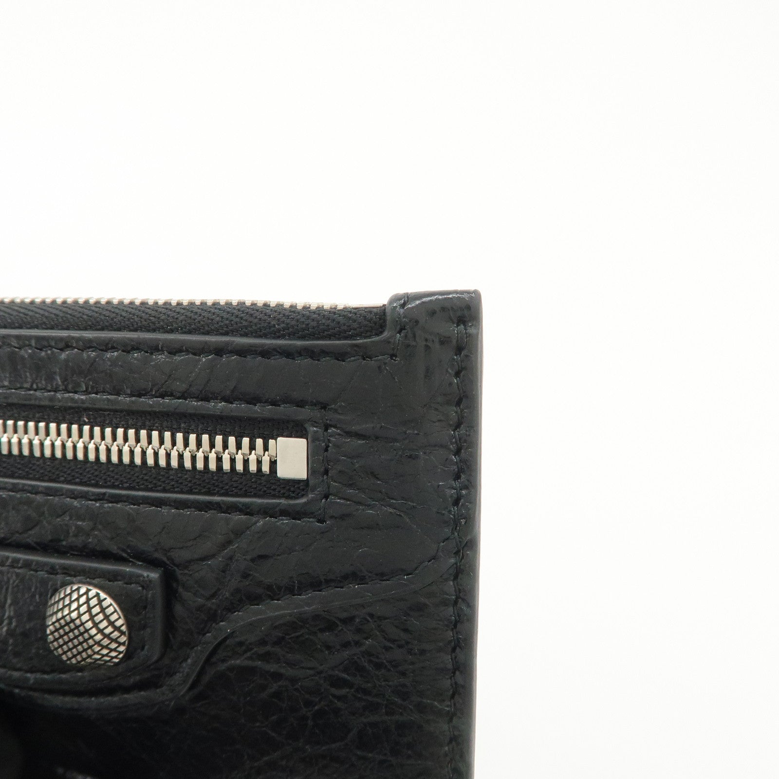 BALENCIAGA Le Cagole Leather Card Holder Fragment Case 764324