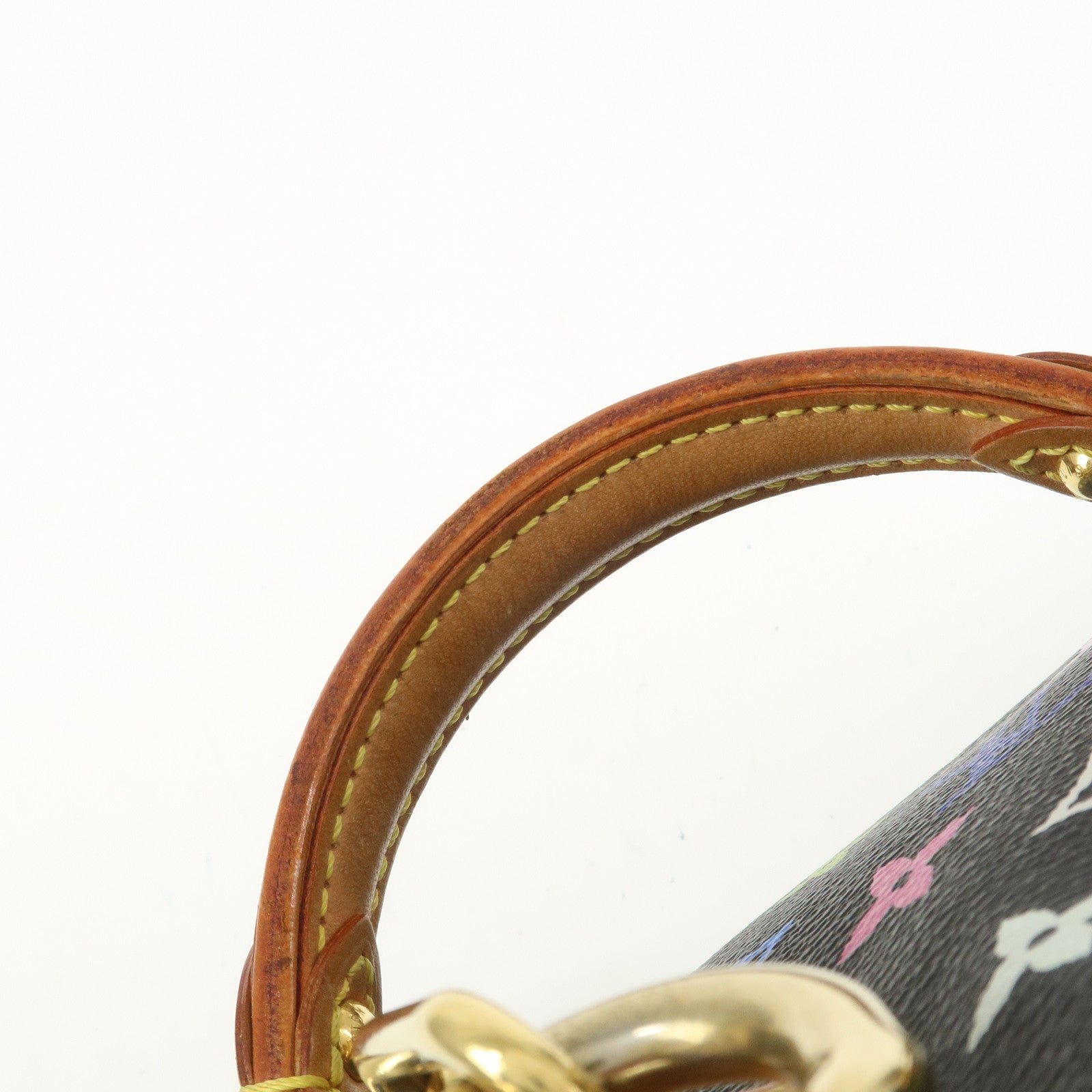 Louis Vuitton Monogram Multicolor Audra Hand Bag Noir Black M40048