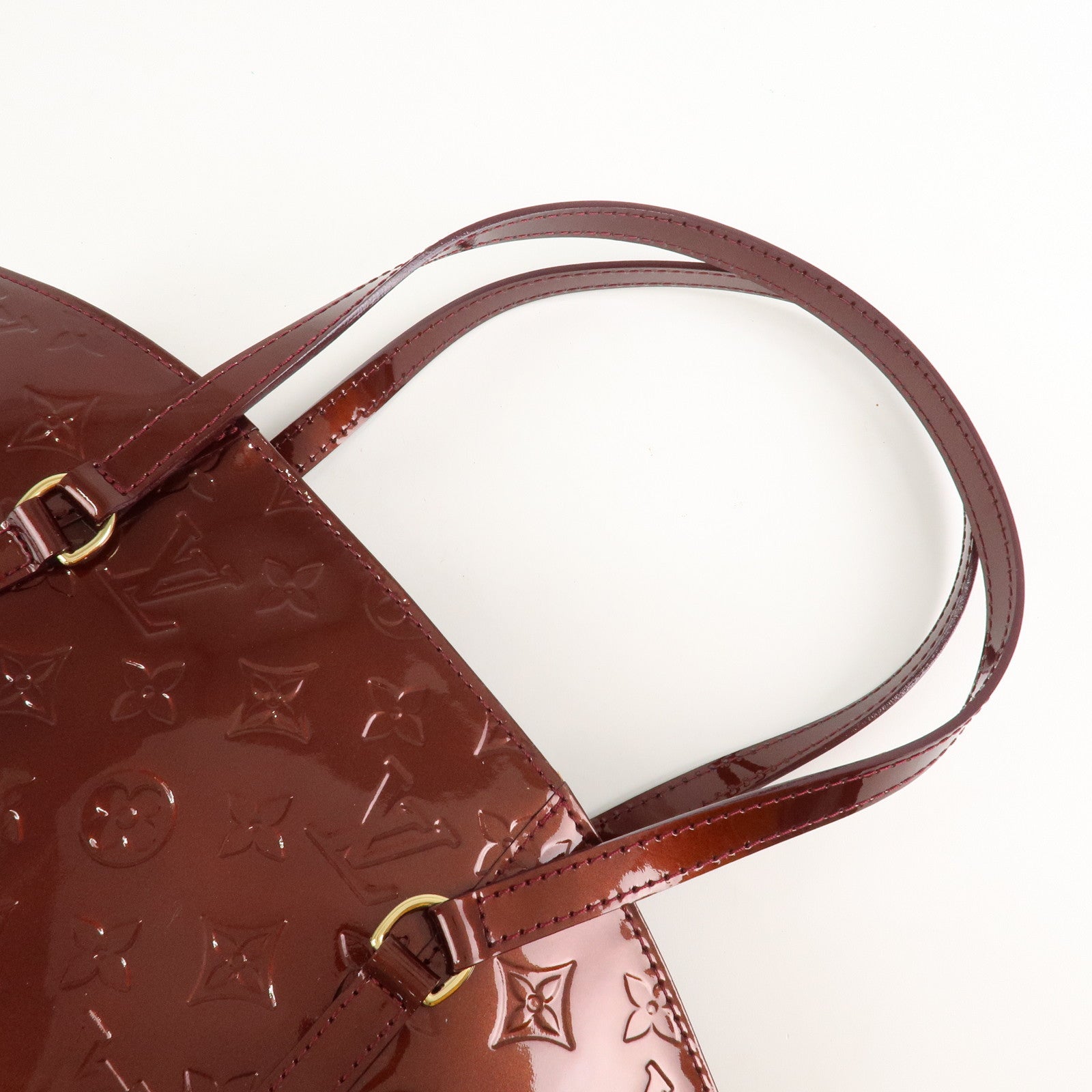 Louis Vuitton Monogram Vernis Avalon MM Tote Bag Amarante M91567