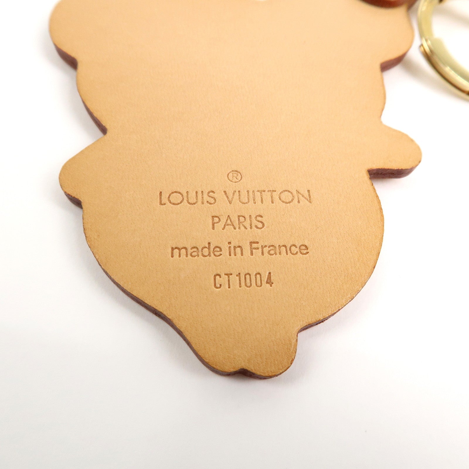 Louis Vuitton Porte Cles Panda Bag Charm Natural Gold M62637