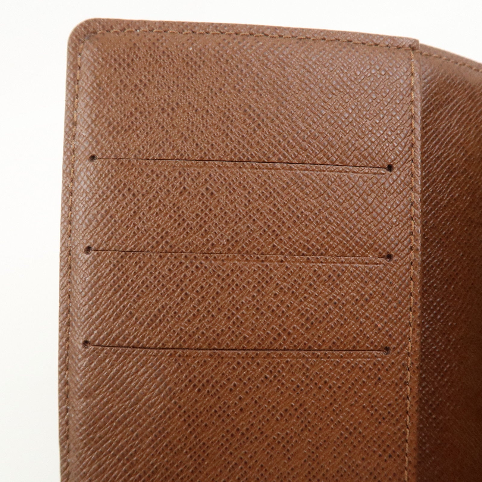 Louis Vuitton Monogram Agenda PM Planner Cover Brown R20005