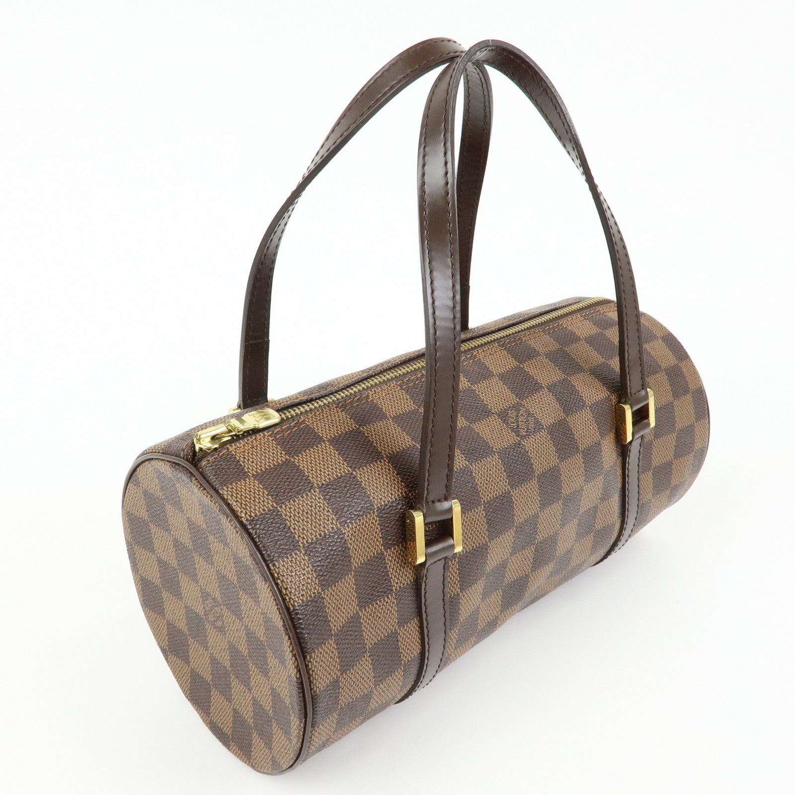 Louis Vuitton Damier Ebene Papillon 26 Hand Bag Brown N51304