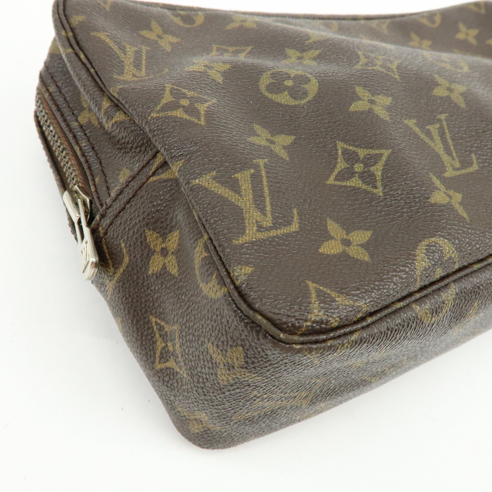 Louis Vuitton Monogram Trousse Toilette 28 Pouch Brown M47522