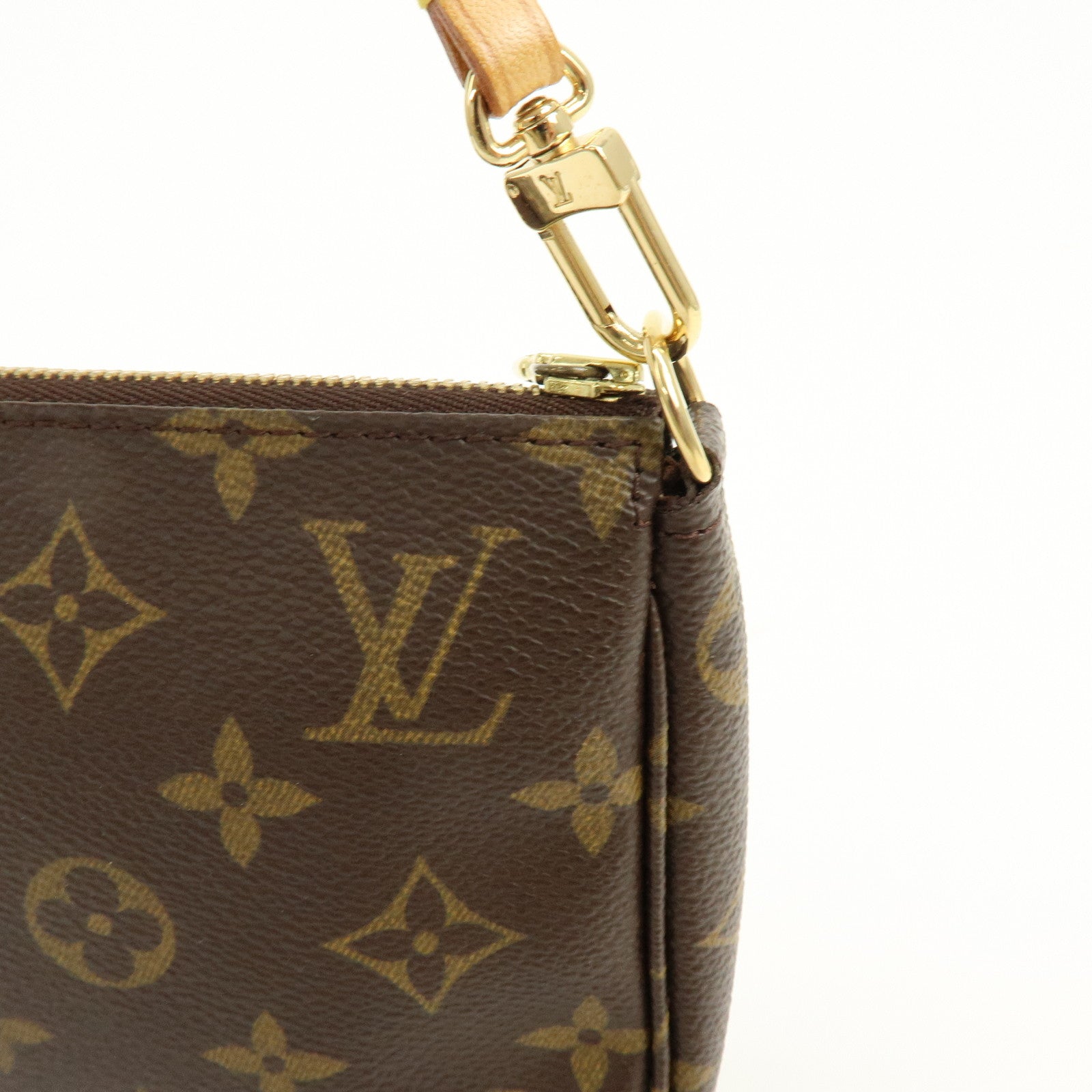 Louis Vuitton Monogram Pochette Accessoires Pouch Hand Bag M51980