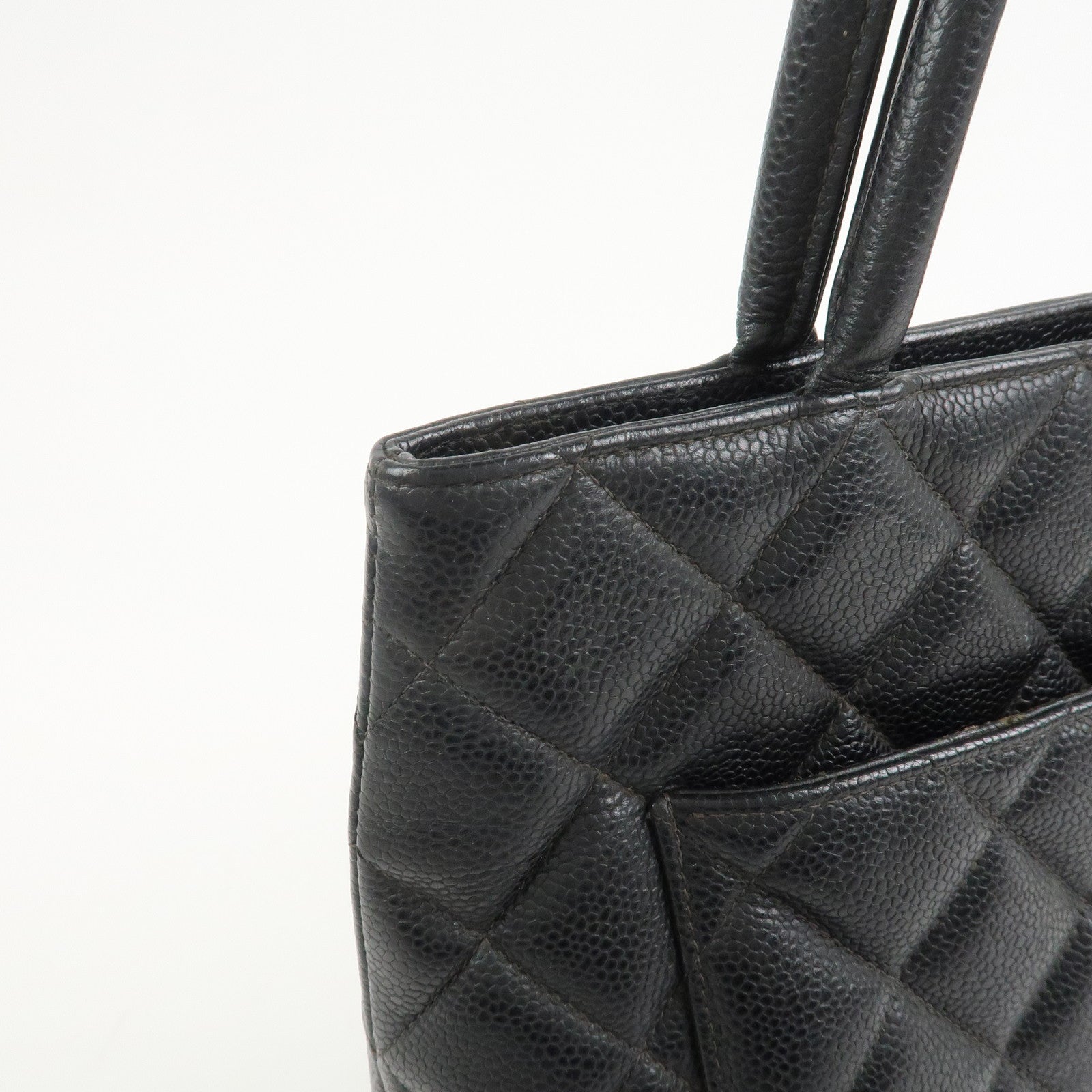 CHANEL COCO Mark Matelasse Medallion Tote Bag Hand Bag A01804