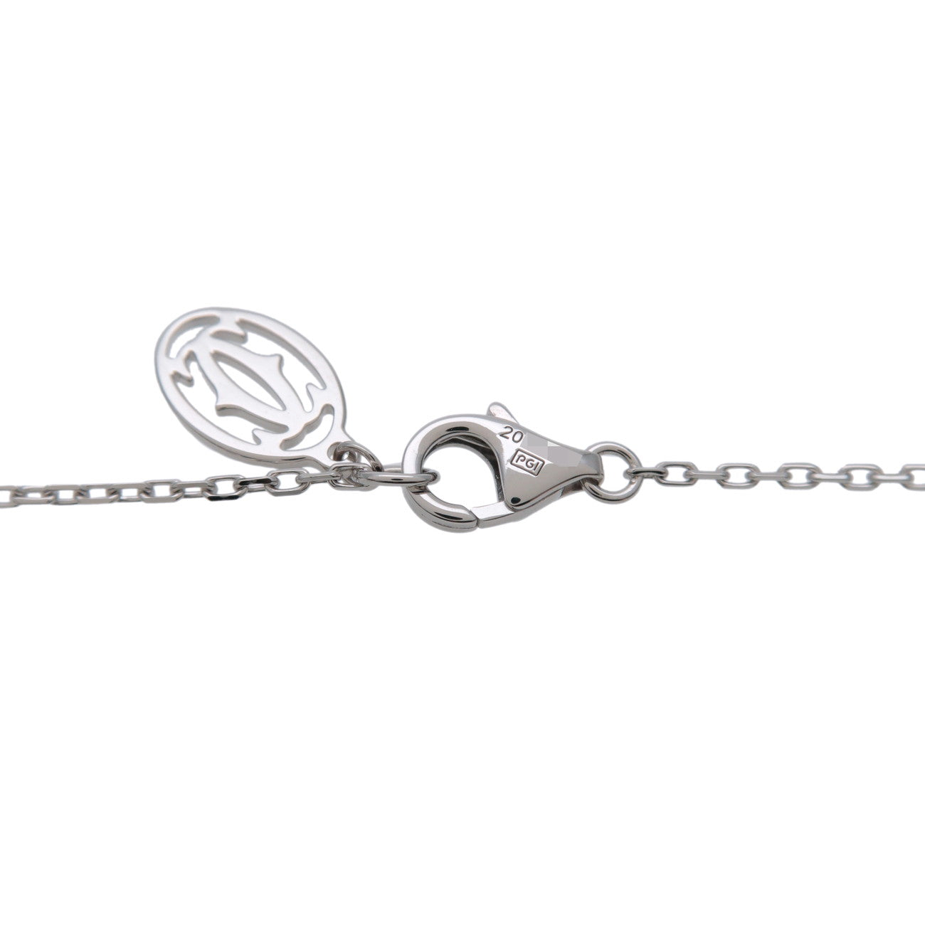 Cartier Diamants Legers Necklace SM Diamond D'amour 0.09ct 750WG