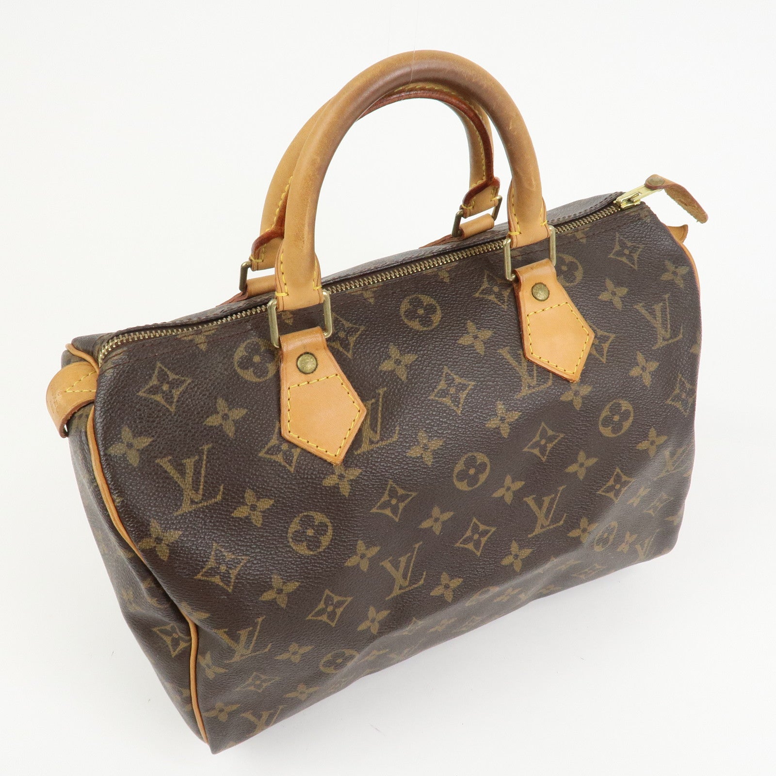 Louis Vuitton Monogram Speedy 30 Boston Bag Hand Bag Brown M41526