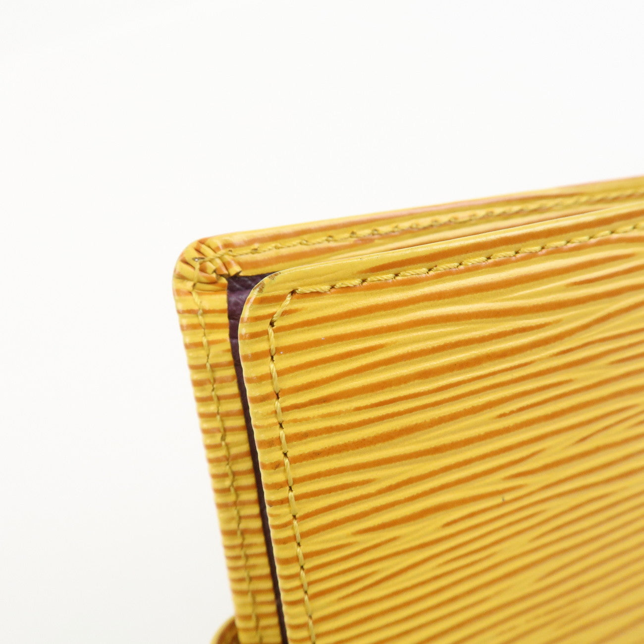 Louis Vuitton Epi Portefeuille Bié Compact Wallet Yellow M63559