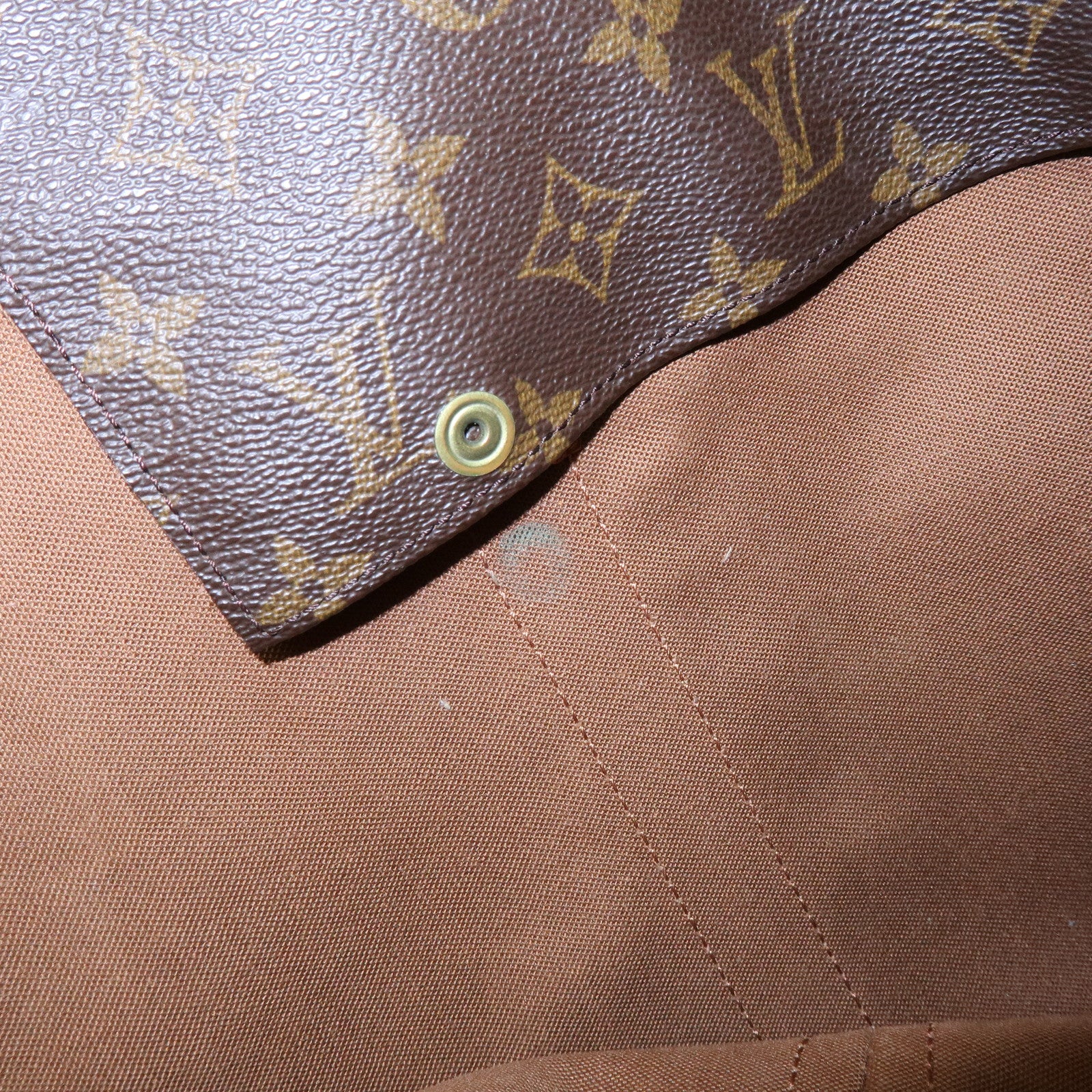 Louis Vuitton Monogram Randonnee GM Shoulder Bag Brown M42244