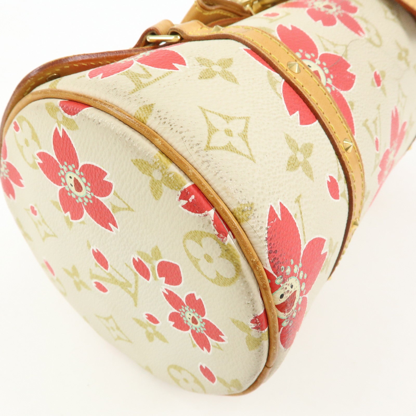 Louis Vuitton Monogram Cherry Blossom Papillon 26 Hand Bag M92011