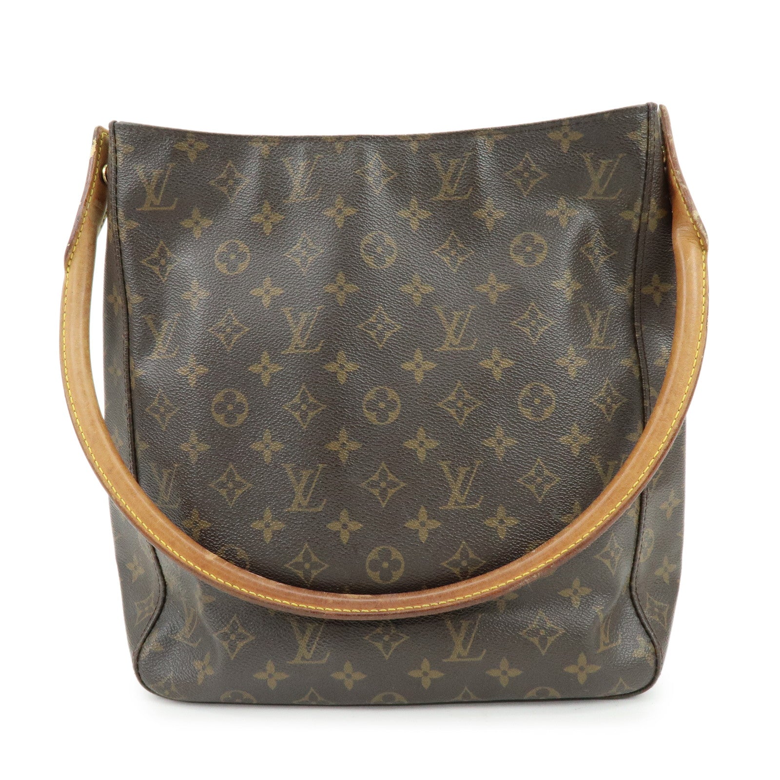 Louis Vuitton Monogram Looping GM Shoulder Bag Brown M51145