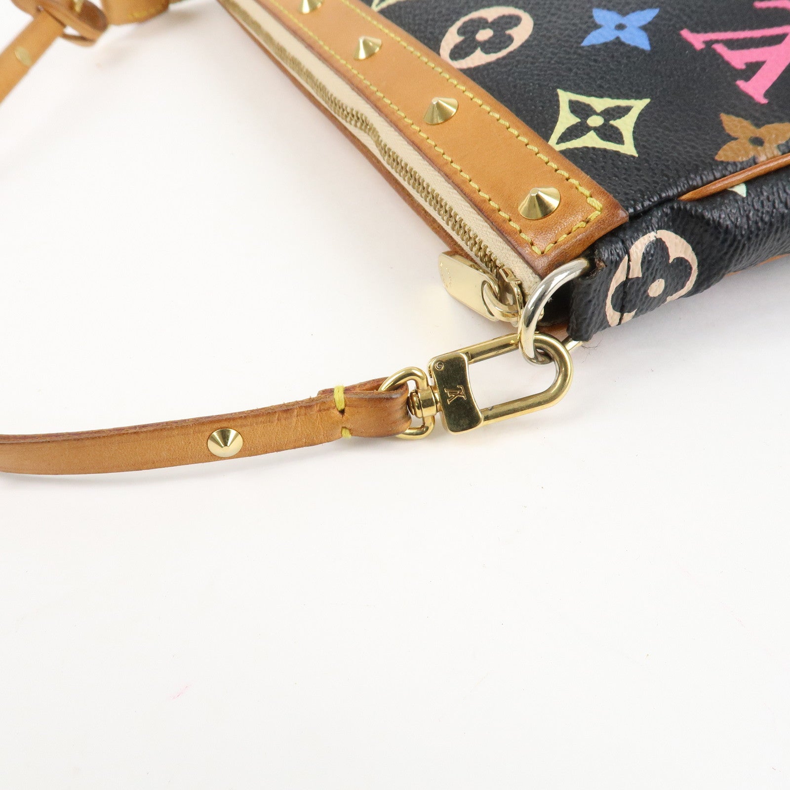 Louis Vuitton Monogram Multicolor Pochette Accessoires Noir M92648 Used