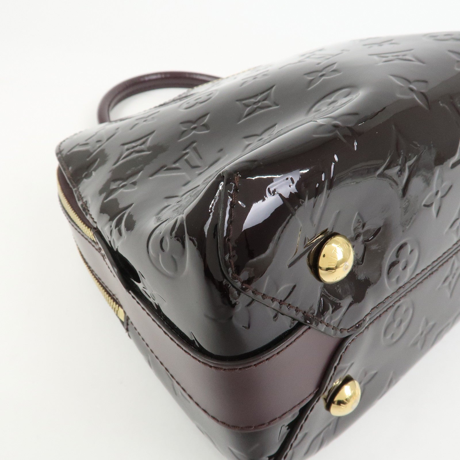 Louis Vuitton Monogram Vernis Melrose 2Way Hand Bag Amarante M42693