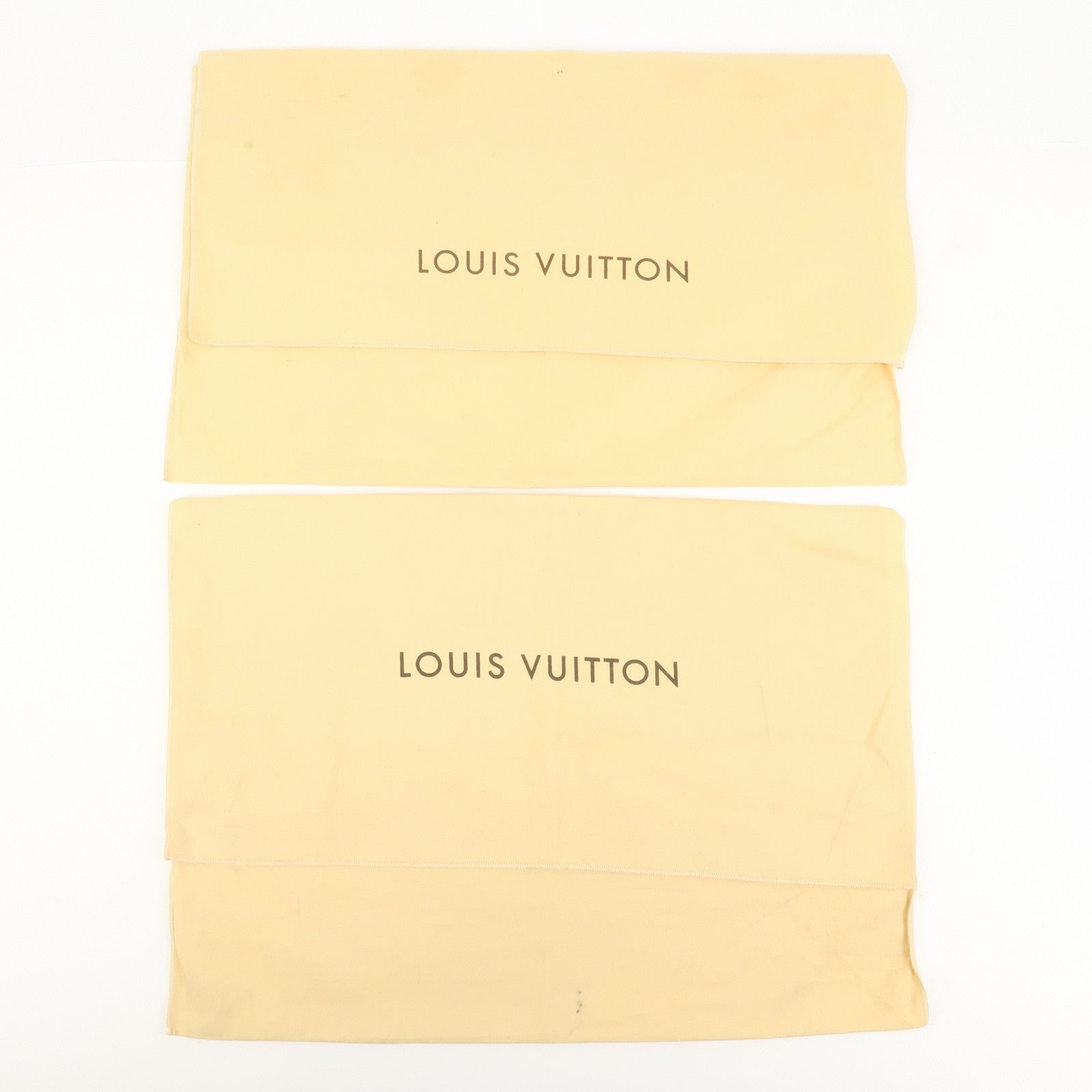 Louis Vuitton Set of 11 Dust Bag Storage Bag Flap Beige