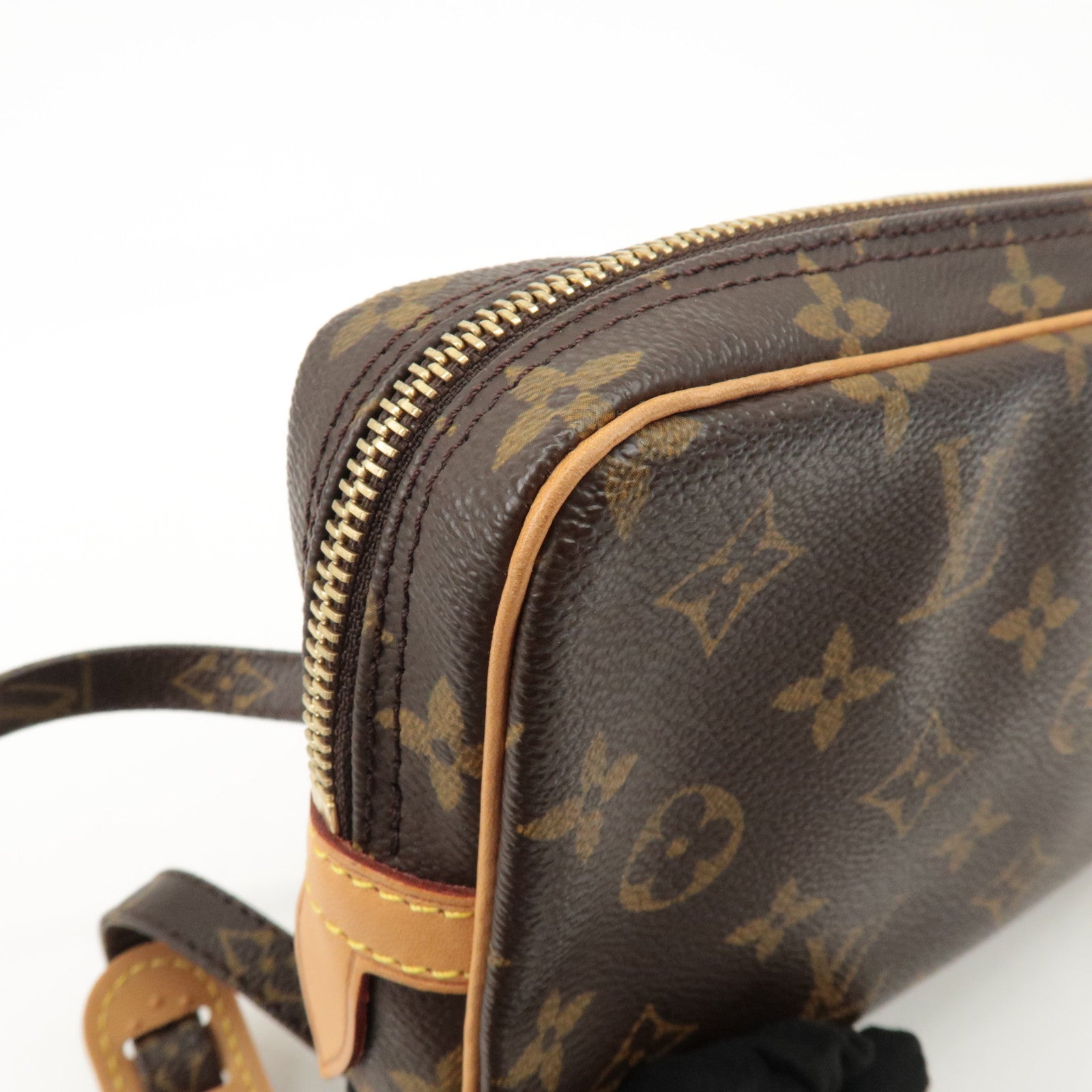 Louis Vuitton Monogram Pochette Marly Bandouliere Bag Brown M51828 Used