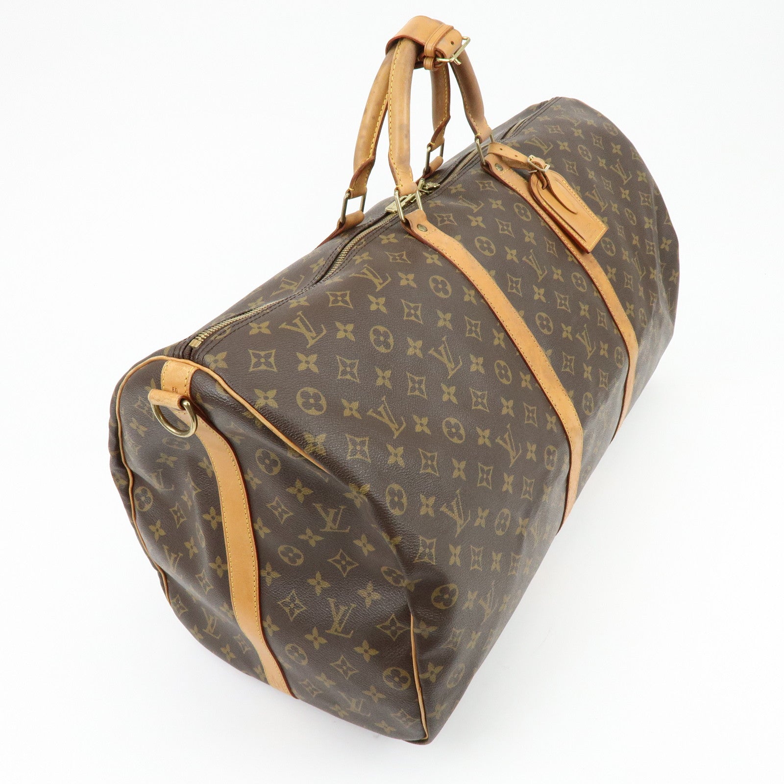 Louis Vuitton Monogram Keep All Bandouliere 60 Boston Bag M41412