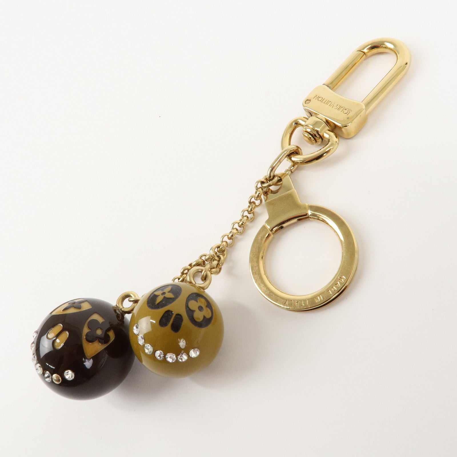 Louis Vuitton Monogram Porte Cles Jack&Lucy Bag Charm Halloween M65376 Used