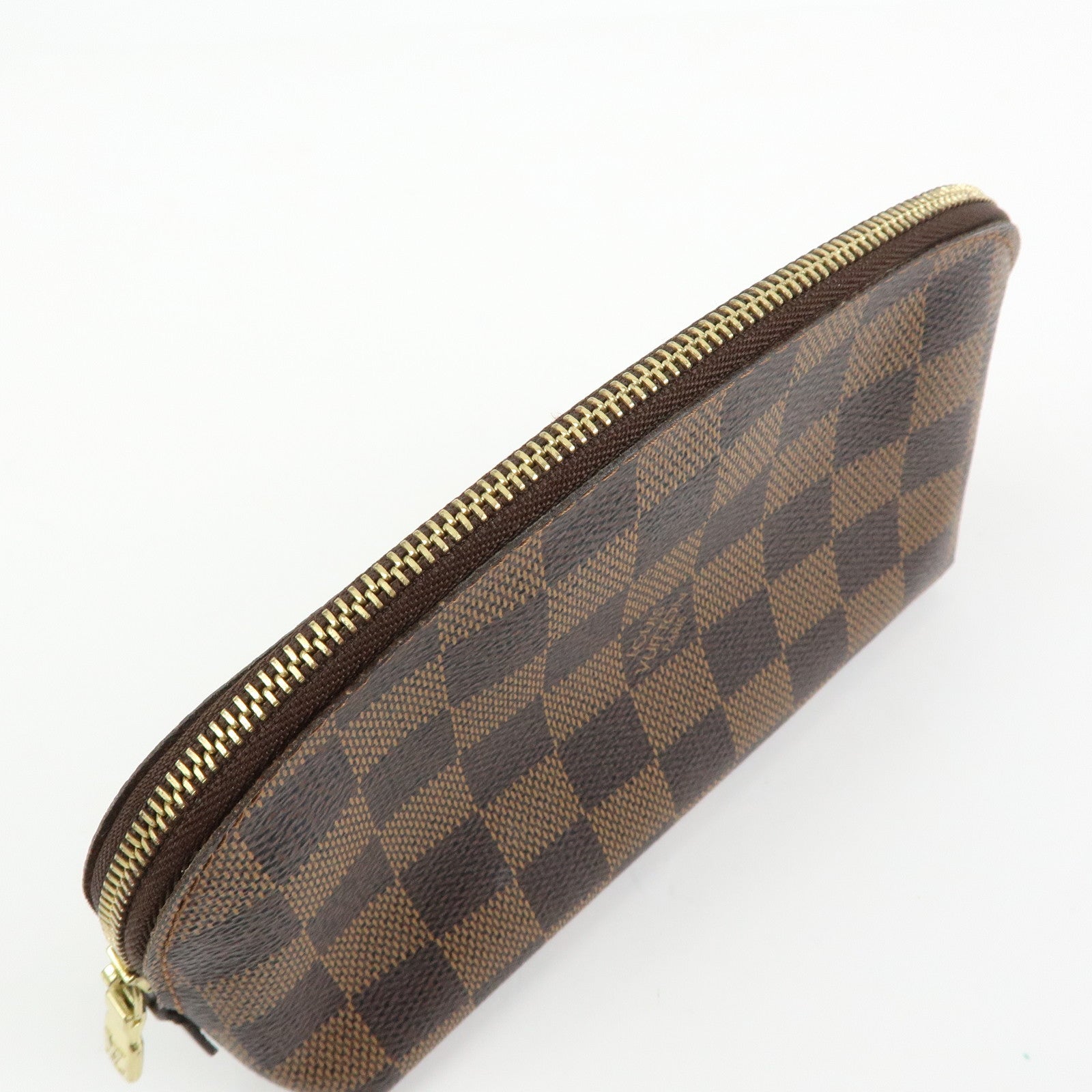 Louis Vuitton Damier Pochette Cosmetic PM Pouch Brown N47516