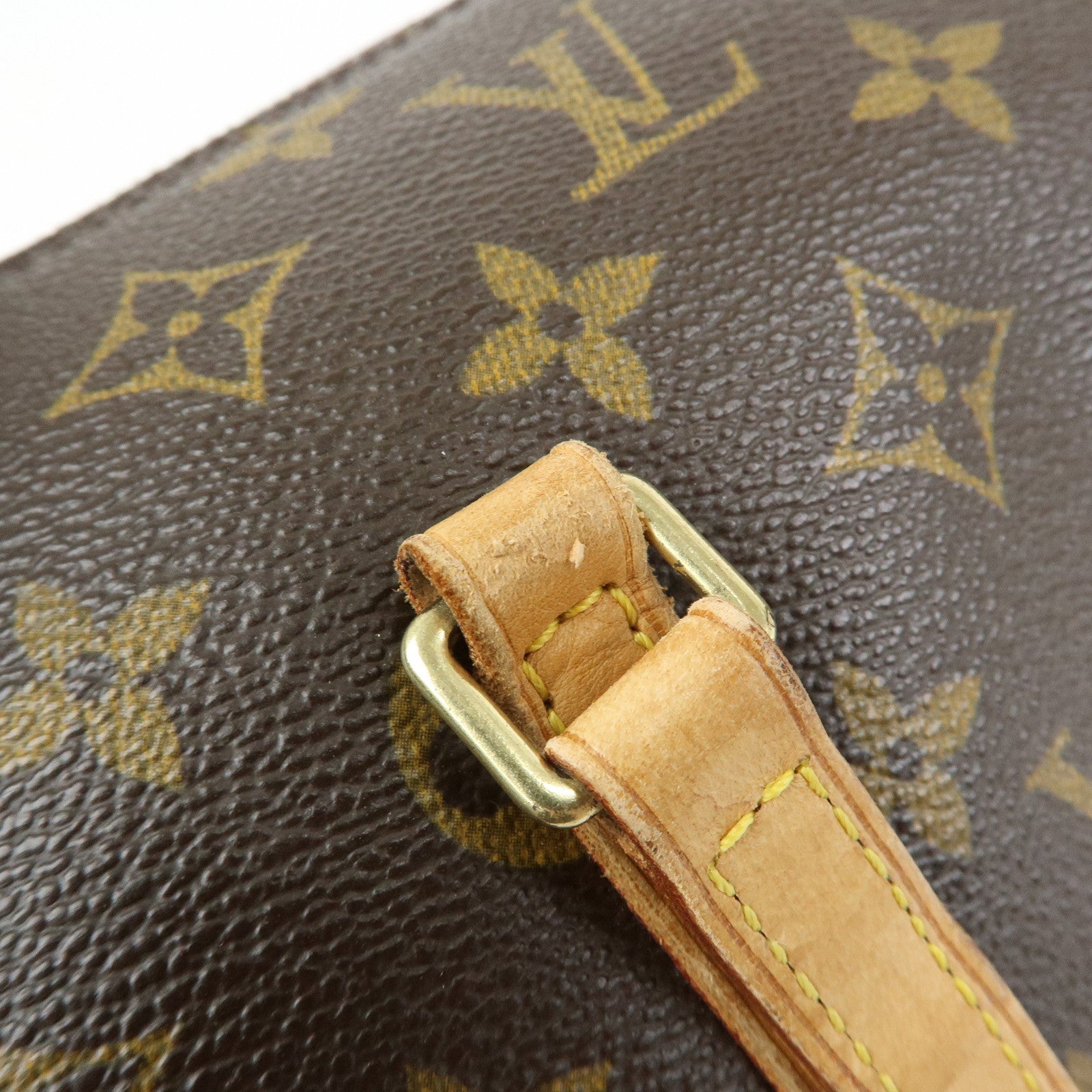 Louis Vuitton Monogram Papillon 30 Hand Bag Brown M51385