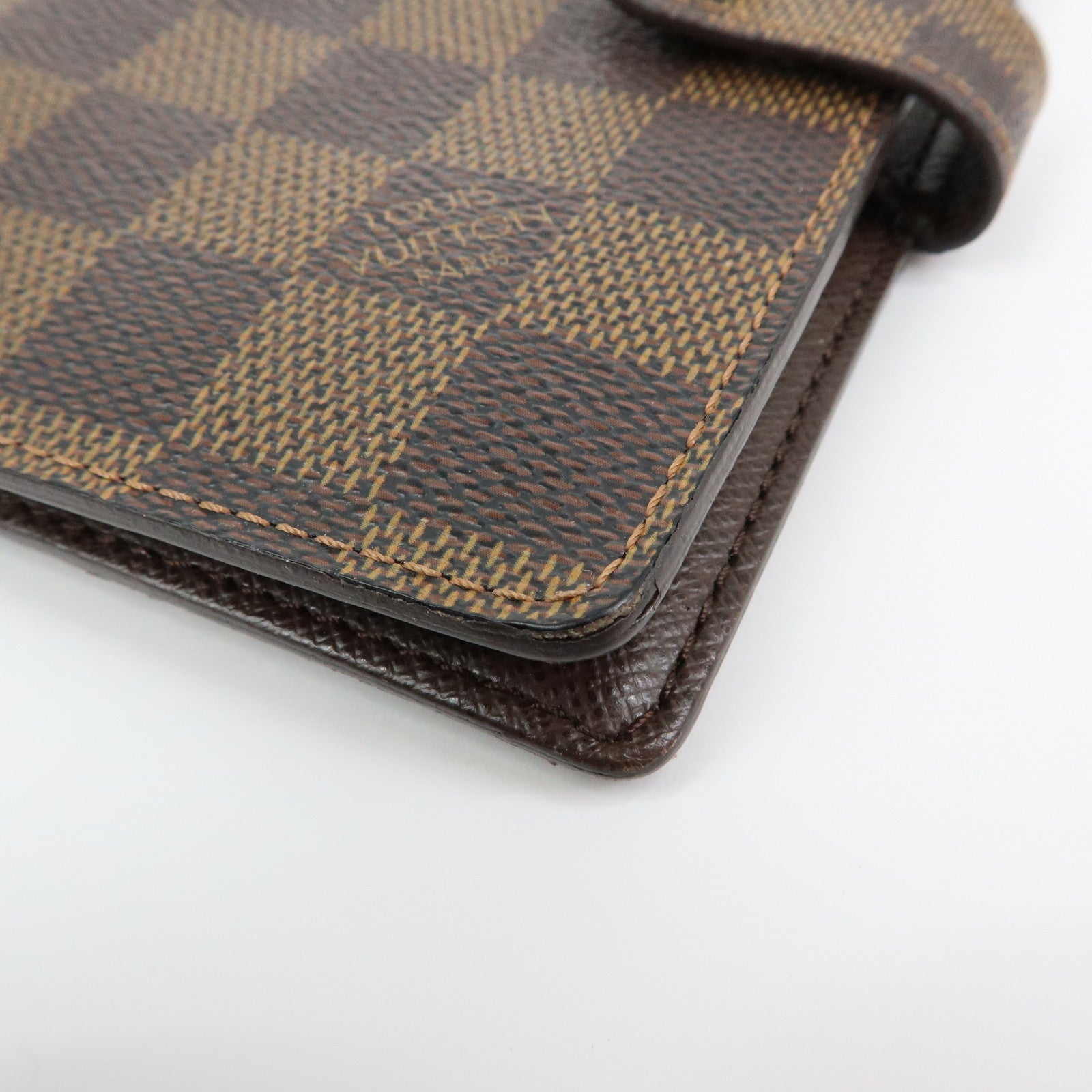 Louis Vuitton Damier Agenda PM Planner Cover Brown R20700