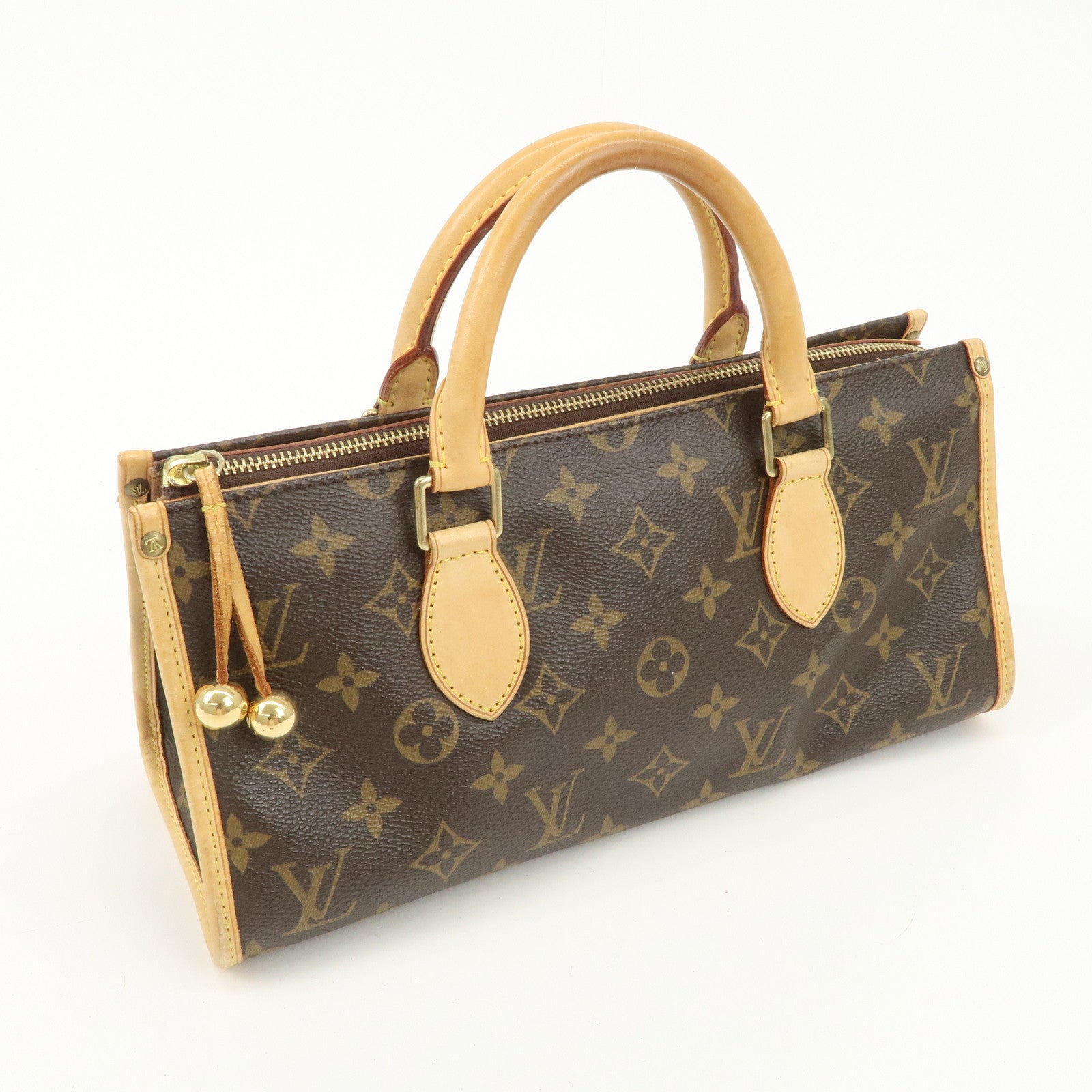 Louis Vuitton Monogram Popincourt Hand Bag Brown M40009