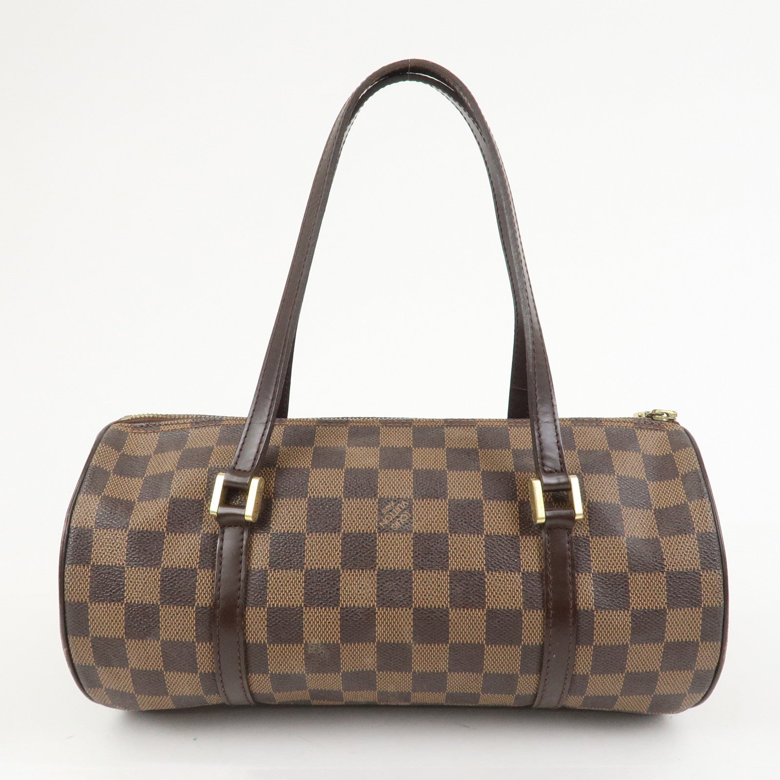 Louis Vuitton Damier Ebene Papillon 30 Hand Bag Brown N51303