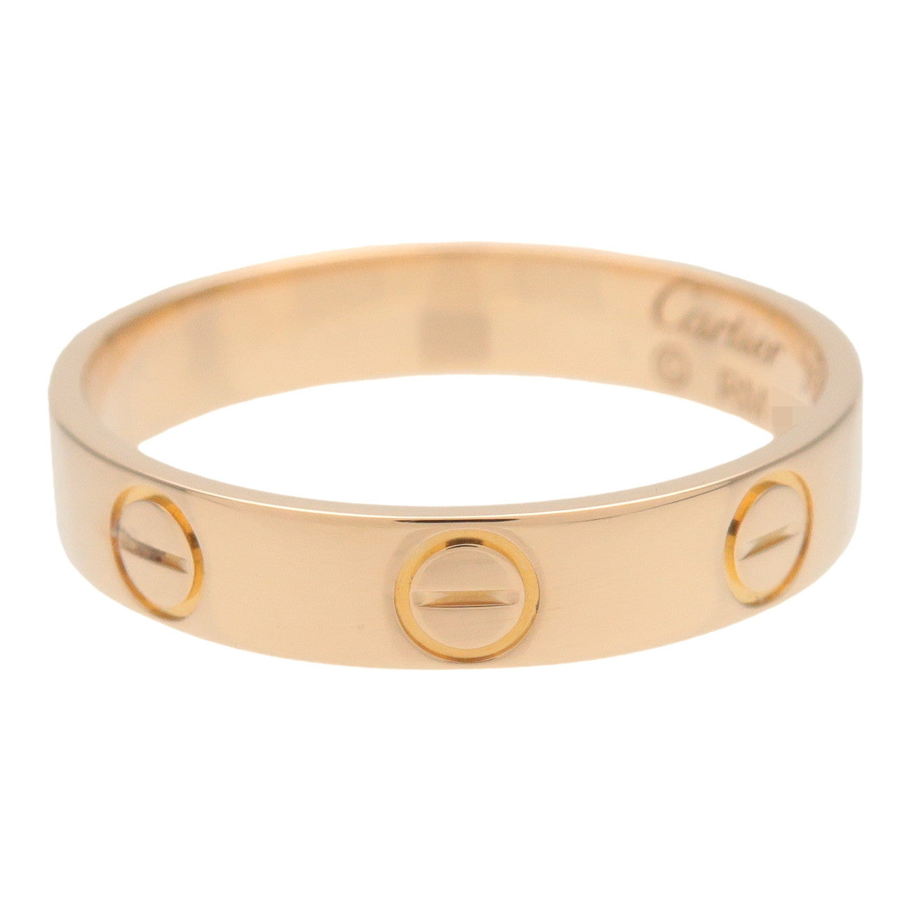 Cartier Mini Love Ring #50 K18 750YG Yellow Gold US5.5 EU50 HK11.5