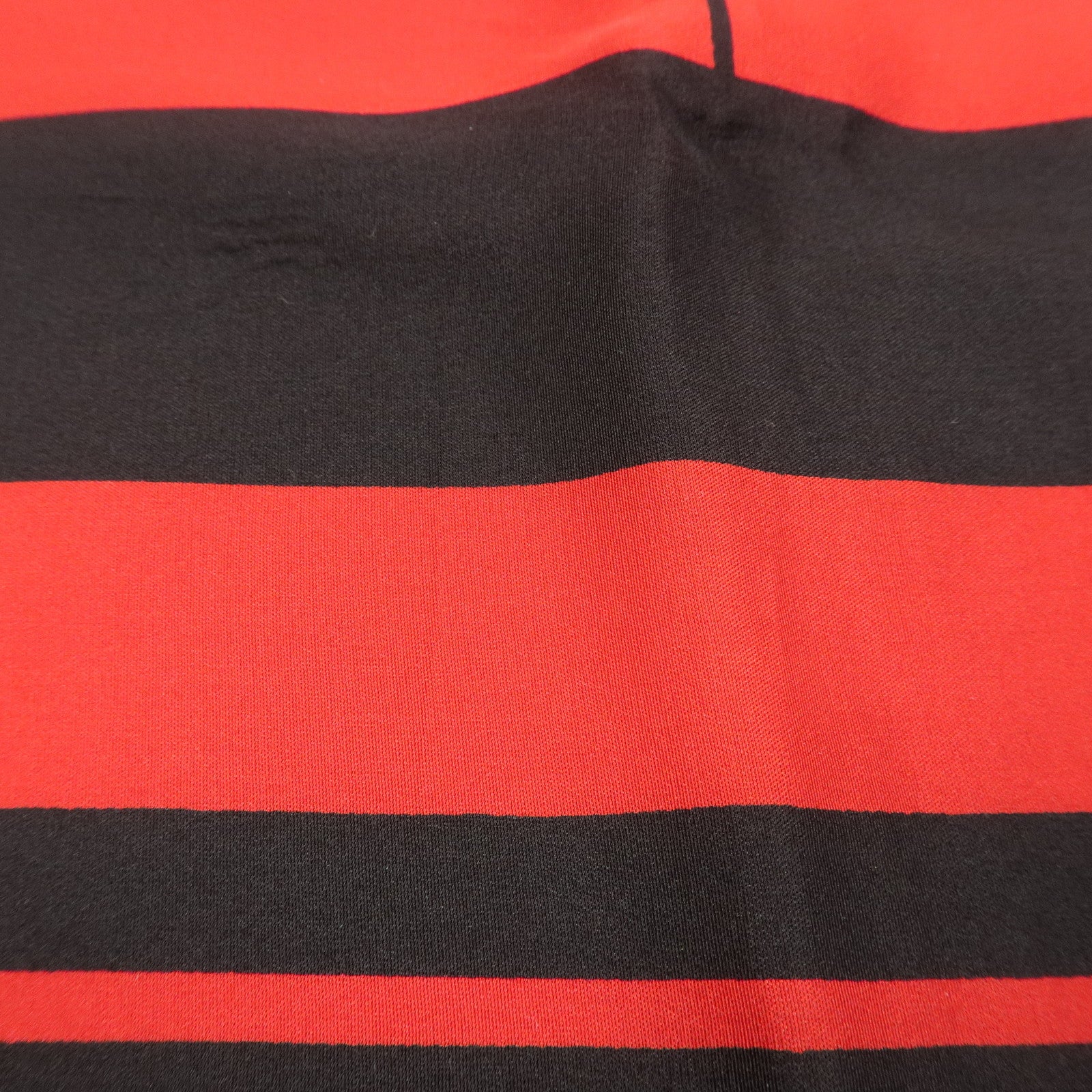 CHANEL Cambon Line Logo Silk 100% Scarf Red Black