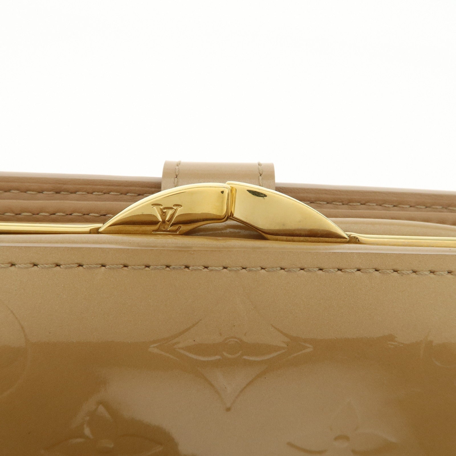 Louis Vuitton Monogram Vernis Porte Monnaie Noisette M91361