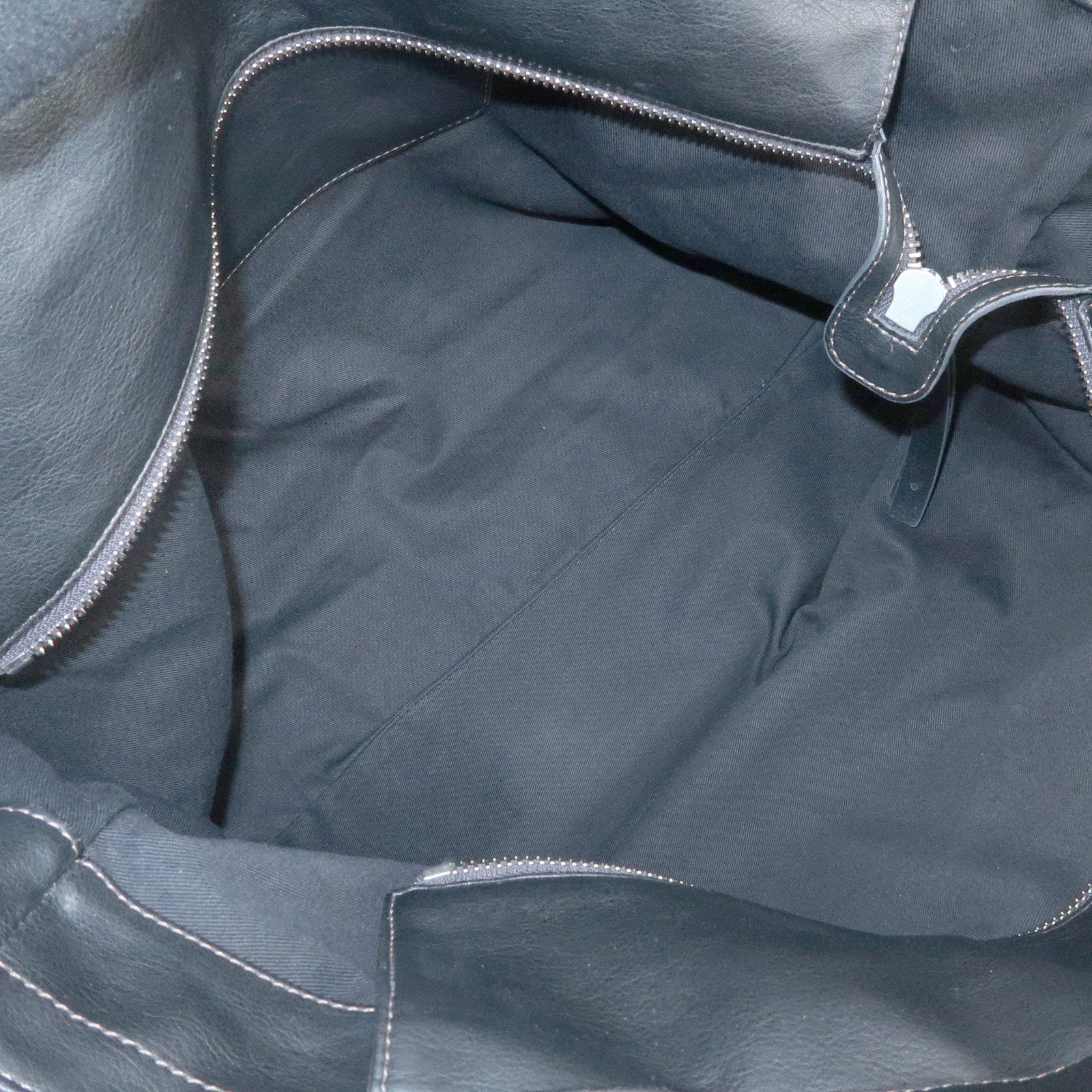 Chloe Eclipse Leather Tote Bag Shoulder Bag Hand Bag Black