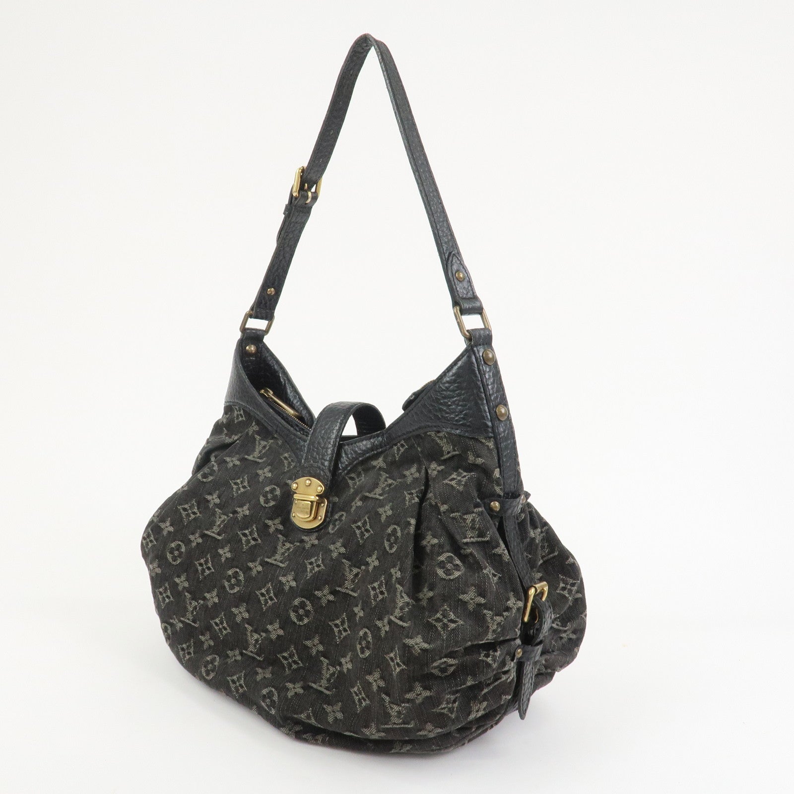Louis Vuitton Monogram Denim Monogram denim Leather XS Style