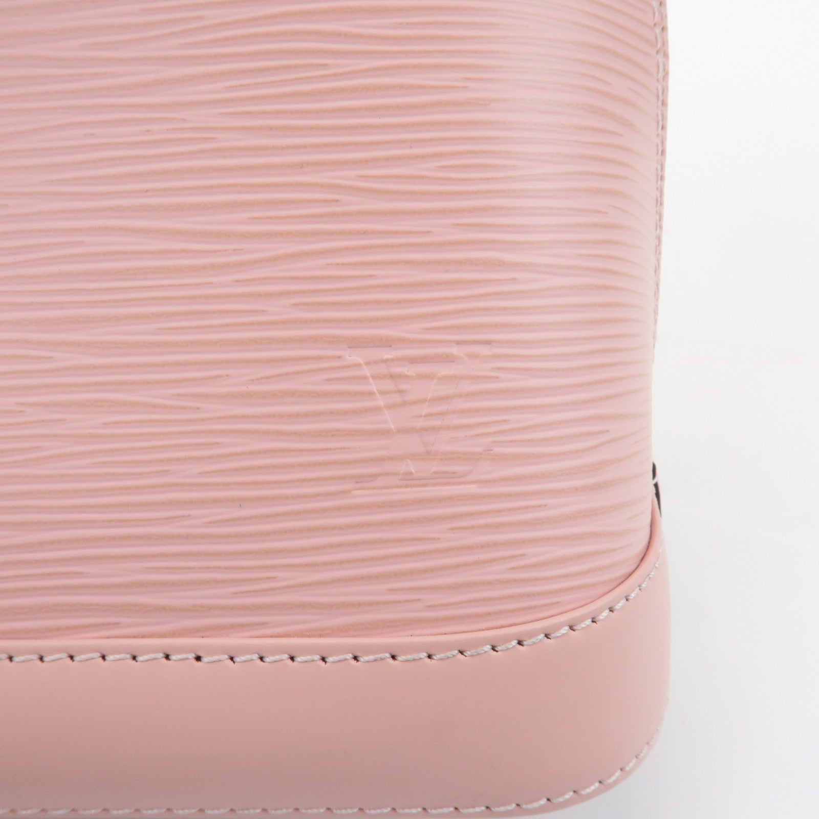 Louis Vuitton Epi Alma BB 2Way Hand Bag Rose Ballerine M41327 Used