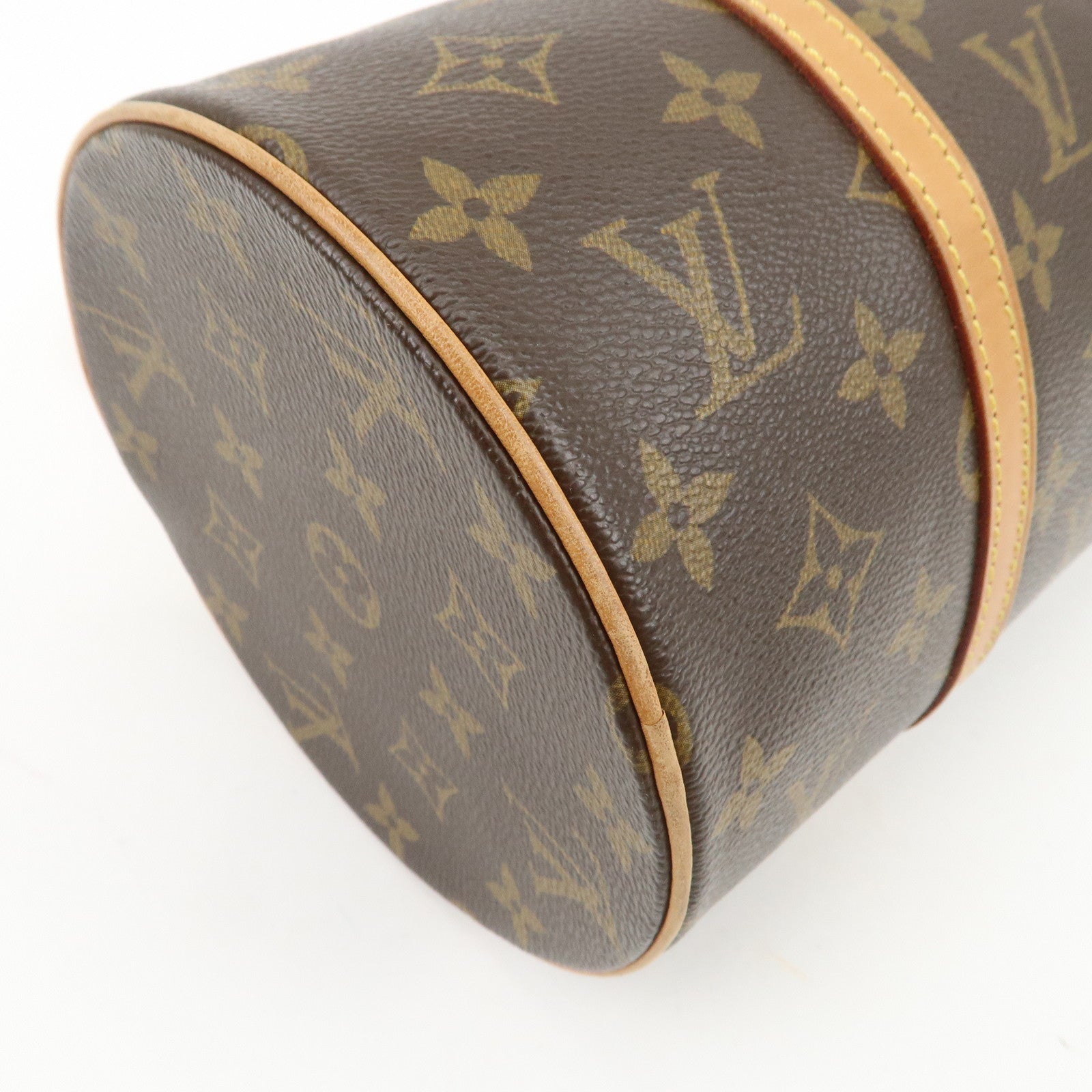 Louis Vuitton Monogram Papillon 30 Hand Bag Brown M51385