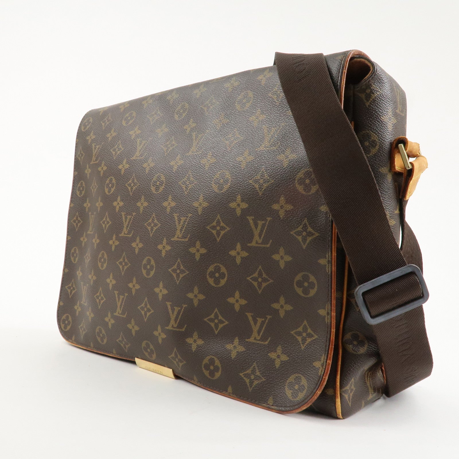 Louis Vuitton Monogram Abbesses Messenger Bag Brown M45257 Used