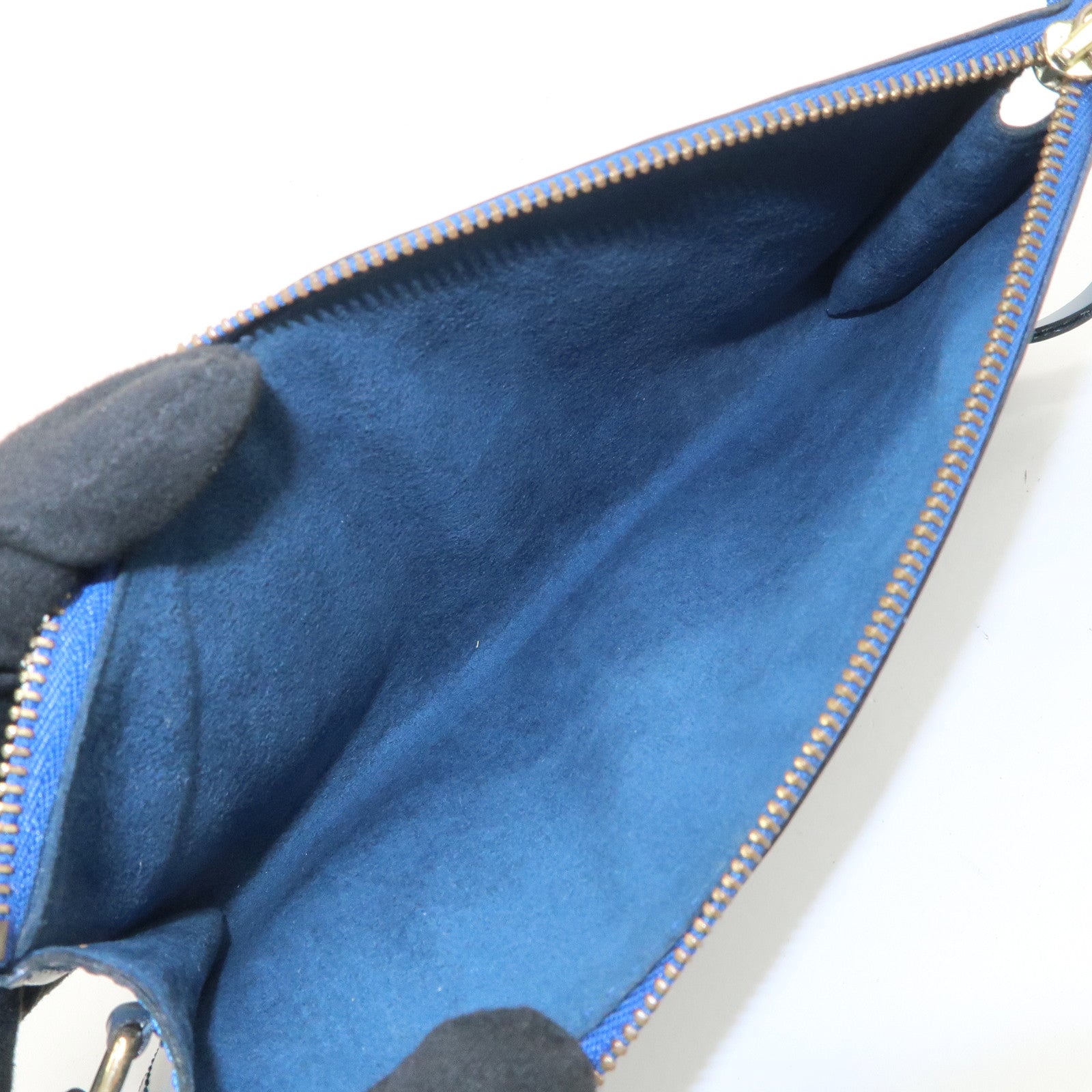 Louis Vuitton Epi Pochette Accessoires Pouch Toledo Blue M52945