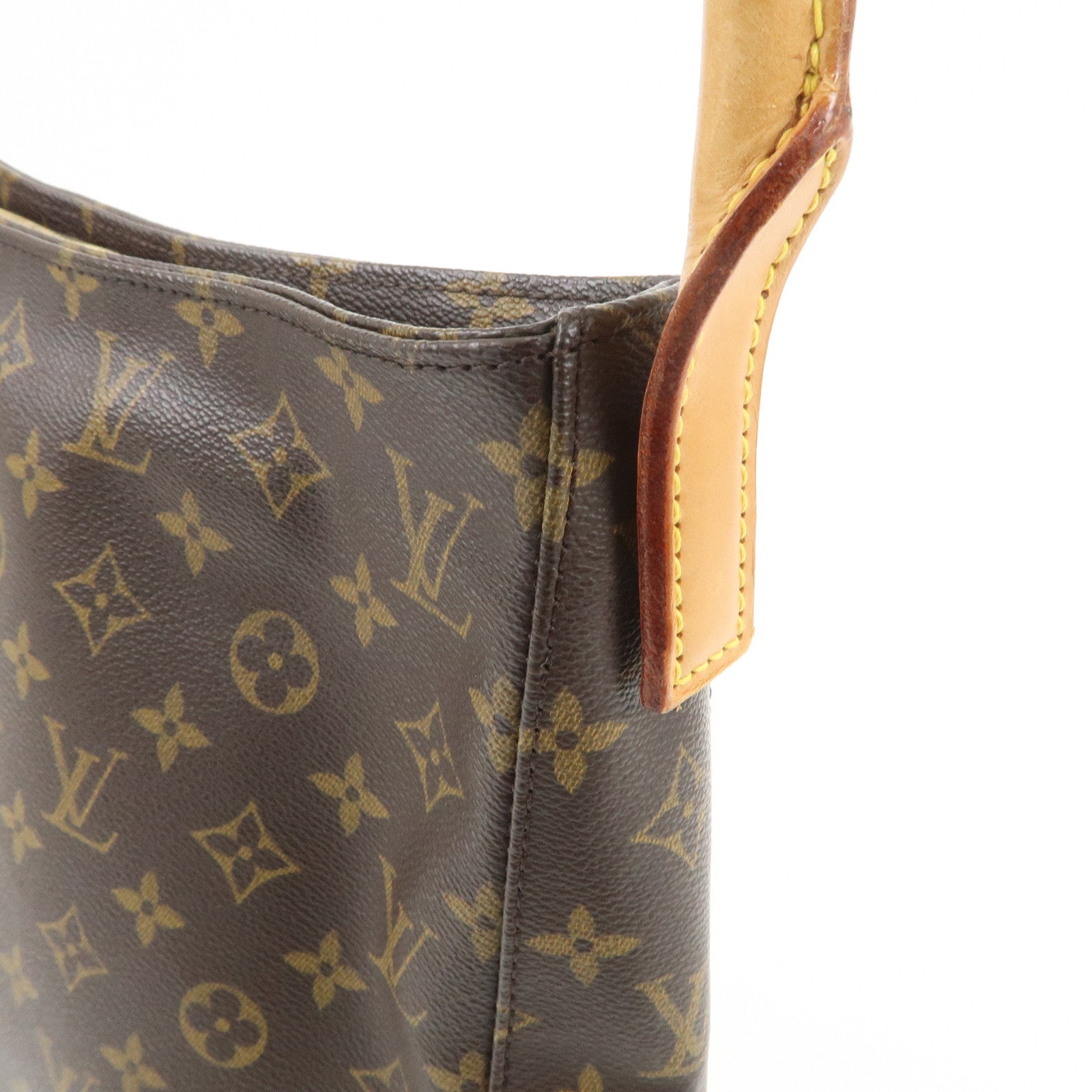 Louis Vuitton Monogram Looping GM Shoulder Bag Brown M51145