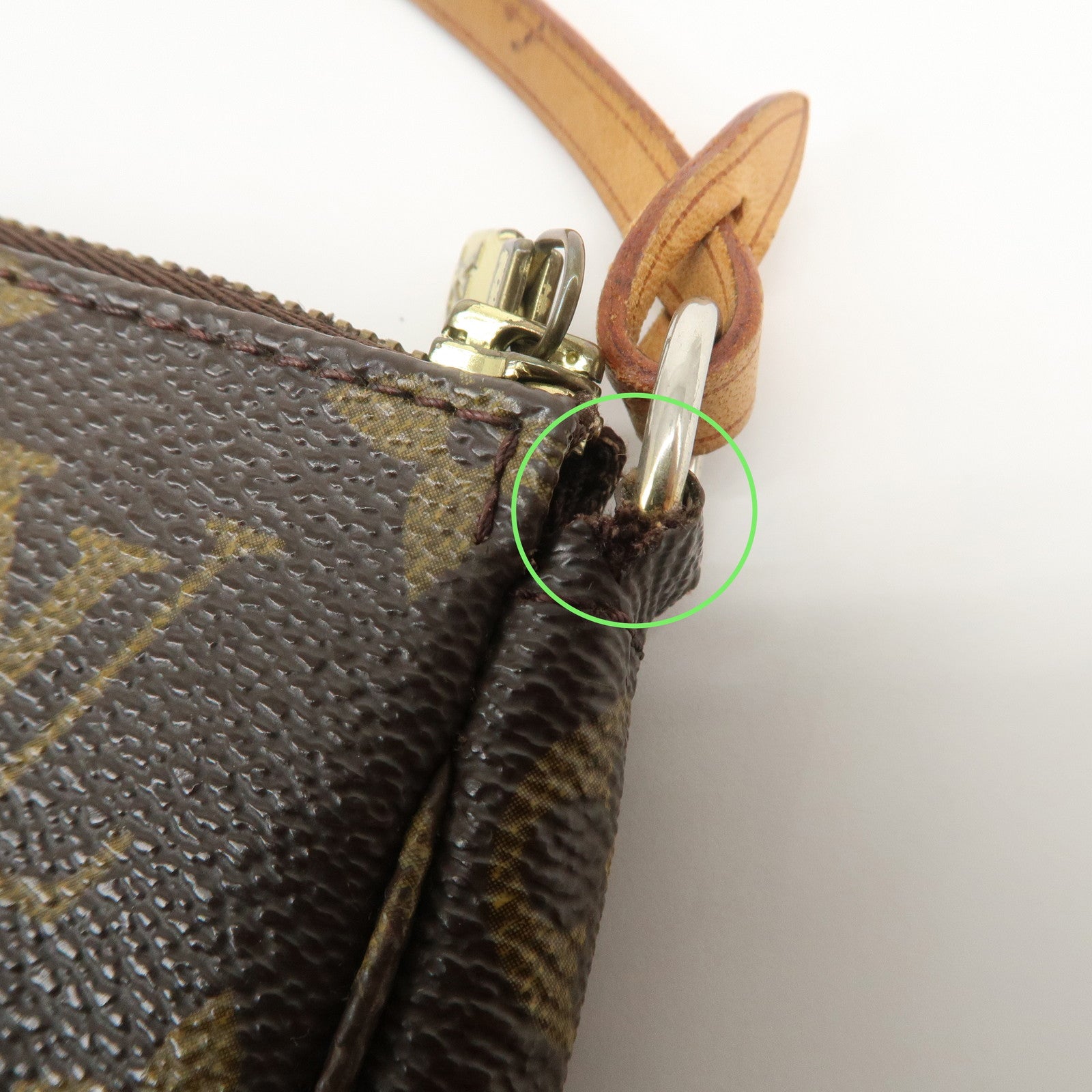 Louis Vuitton Monogram Pochette Accessoires Pouch Hand Bag M51980