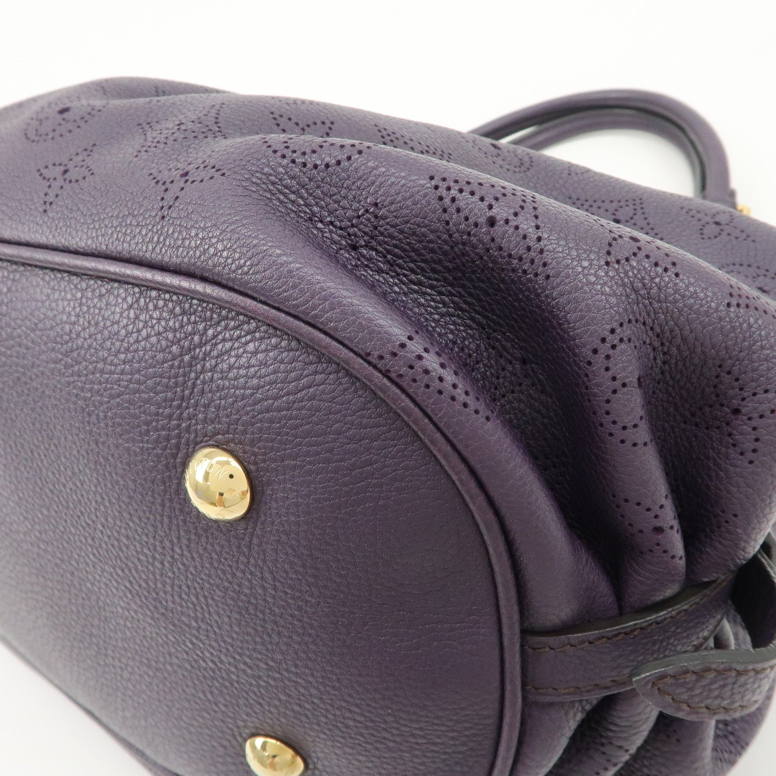 Louis Vuitton Monogram Mahina L Leather Hand Shoulder Bag M93441