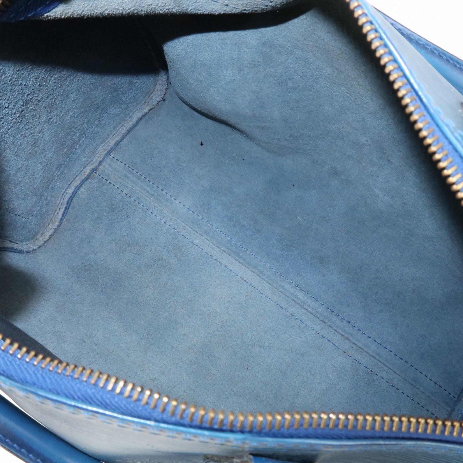 Louis Vuitton Epi Speedy 30 Hand Bag Boston Bag Toledo Blue M43005