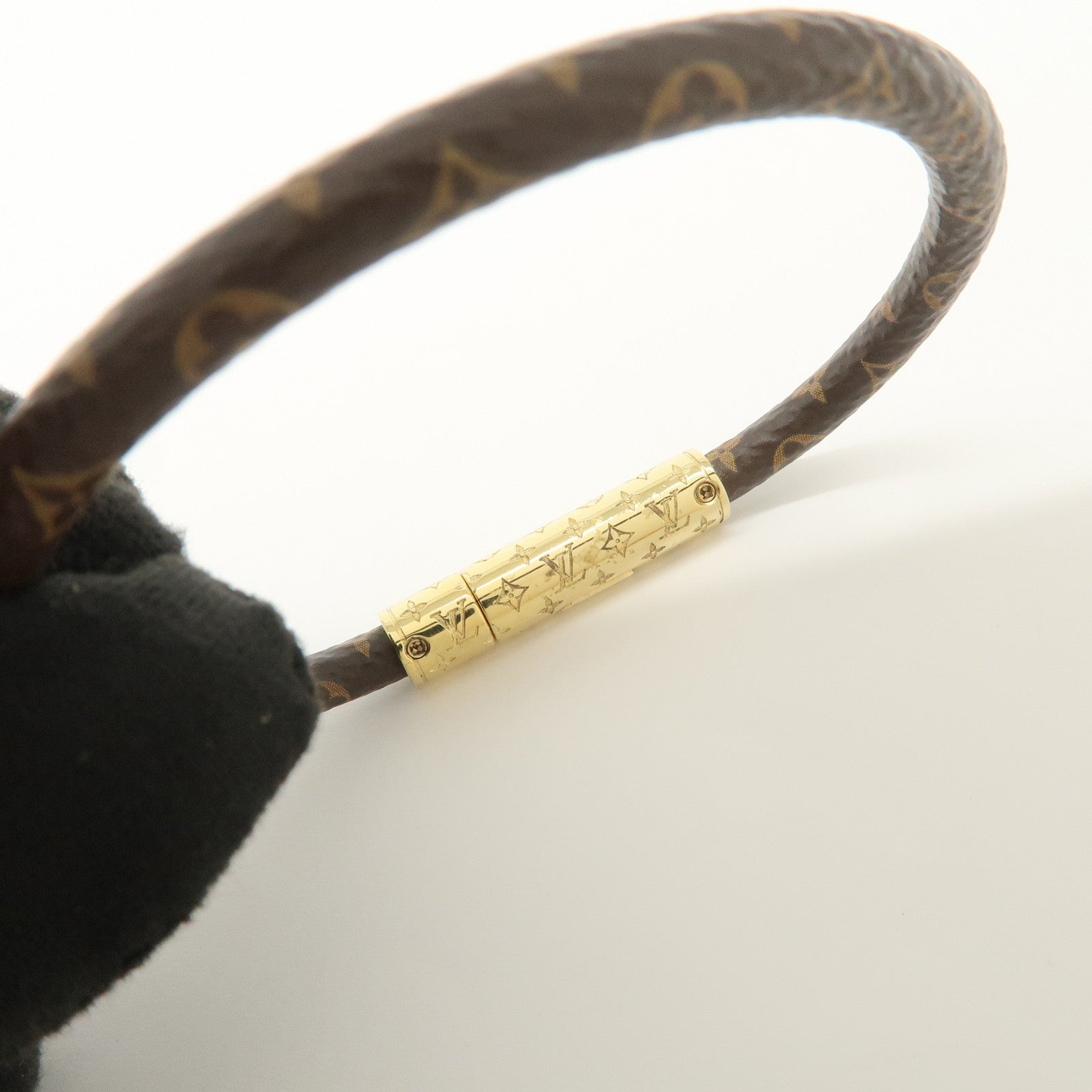 Louis Vuitton Monogram Canvas LV Confidential Bracelet Brown M8274