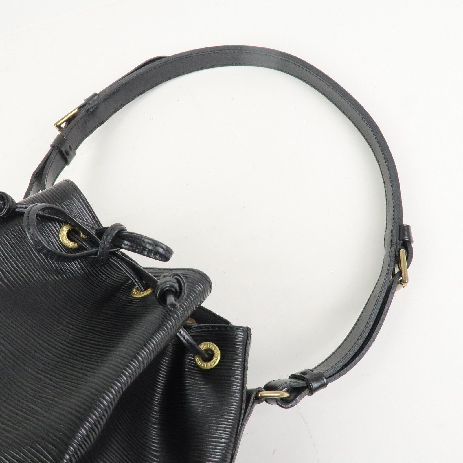 Louis Vuitton Epi Leather Petit Noe Shoulder Bag Noir Black M59012