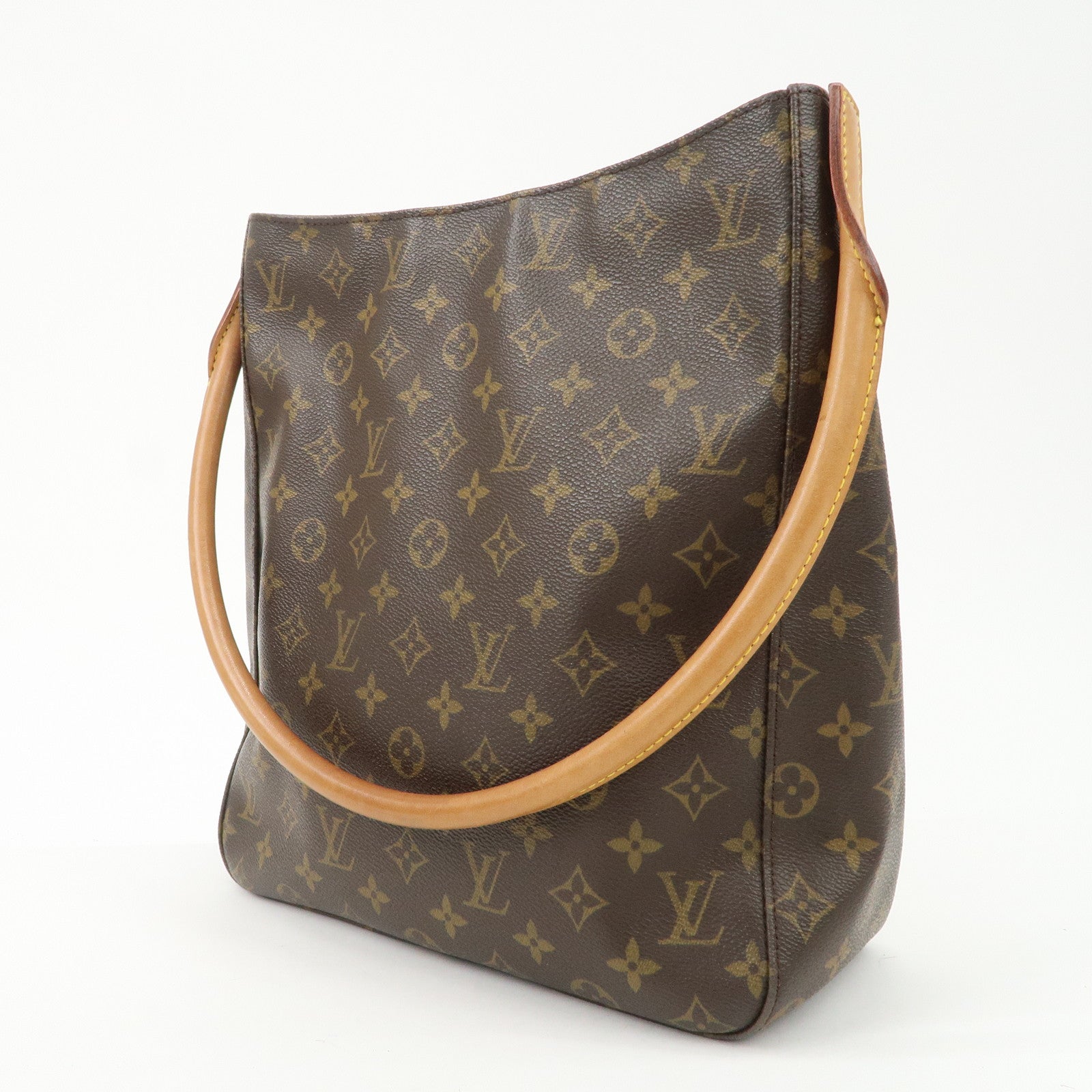 Louis Vuitton Monogram Looping GM Shoulder Bag Brown M51145