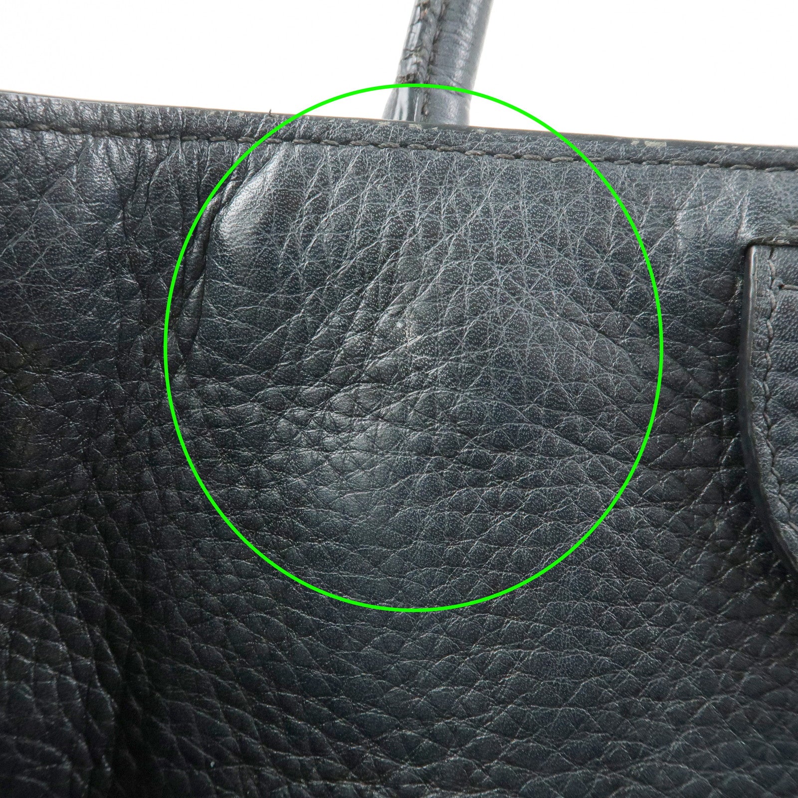 PRADA Triangle Logo Calf Leather 2Way Hand Bag Shoulder Bag Black