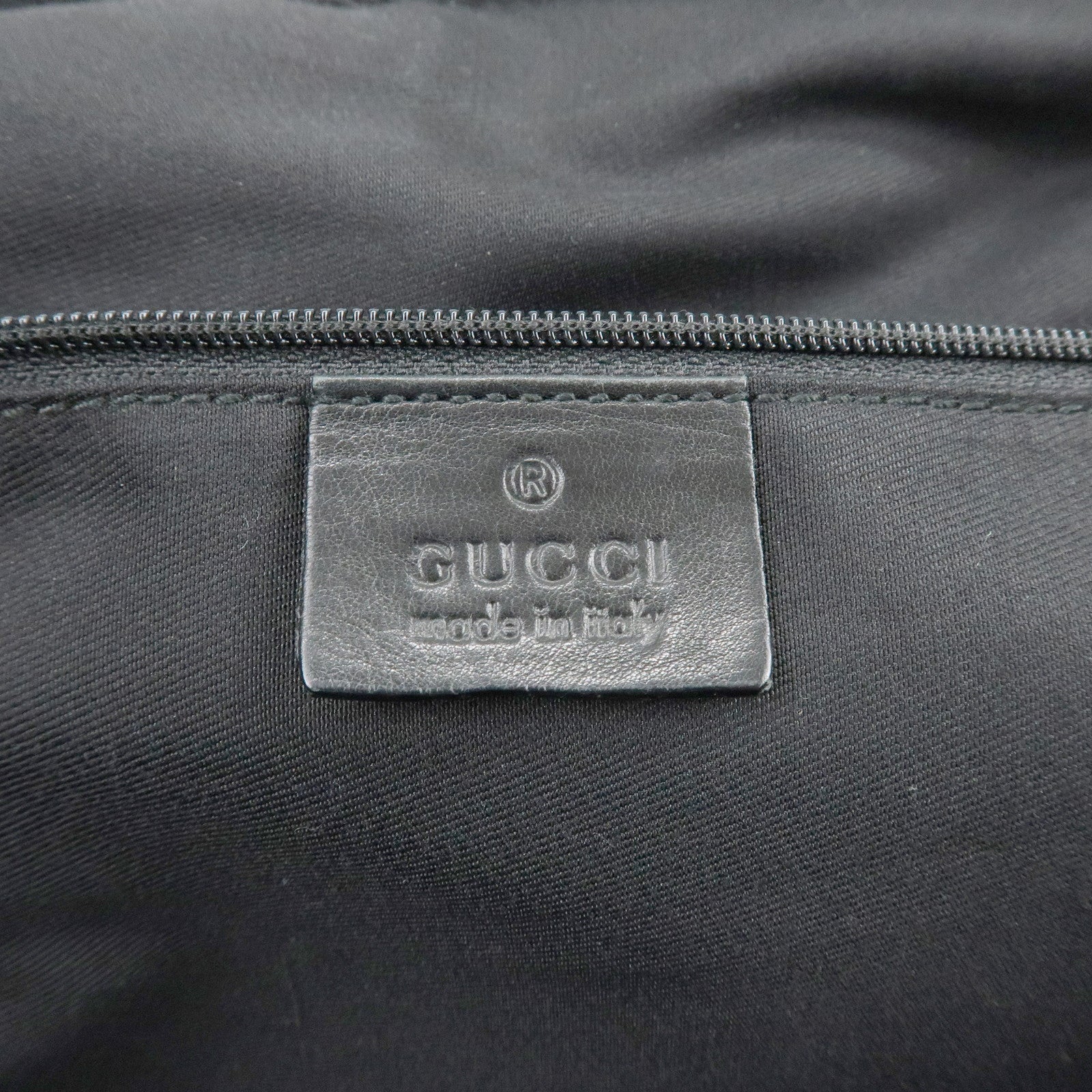 GUCCI Princy Leather Tote Bag Shoulder Bag Hand Bag Black 177052