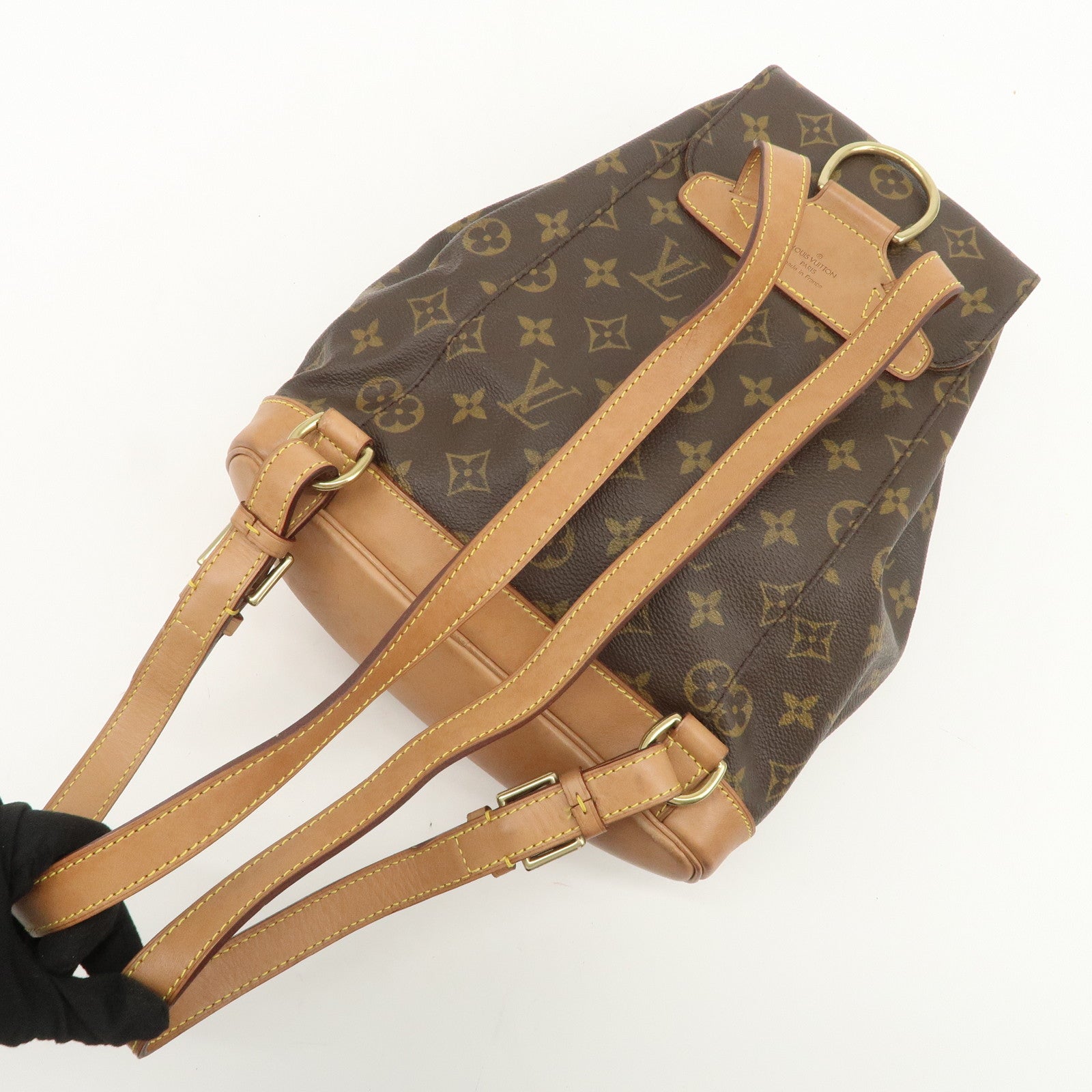 Louis Vuitton Monogram Montsouris MM Backpack Brown M51136